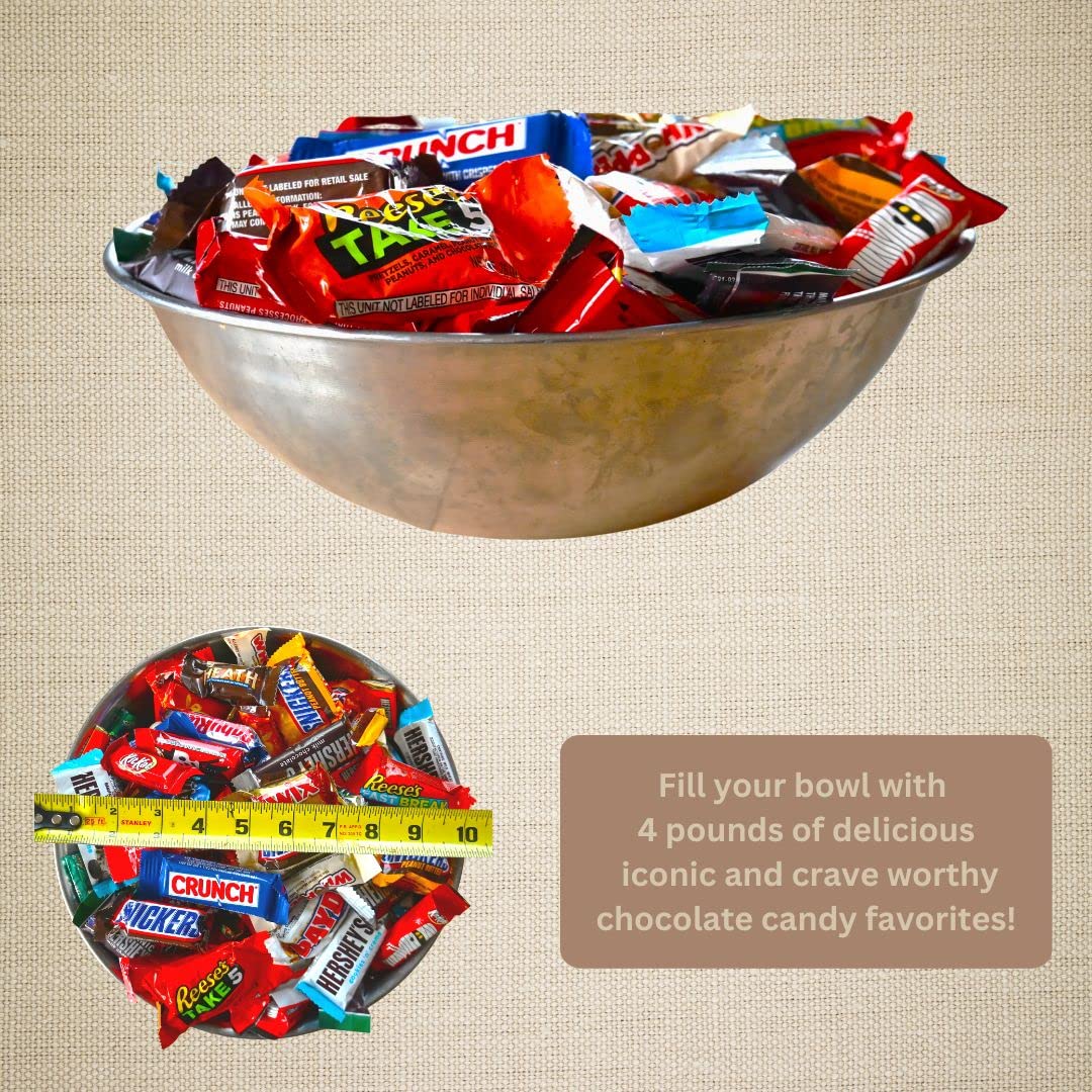 ULTIMATE Assorted CHOCOLATE Candy Mix! (4 Lbs.) Fun Mega Variety! Individually Wrapped Minis, Bulk, FRESH & DELICIOUS Fun Size Assortment