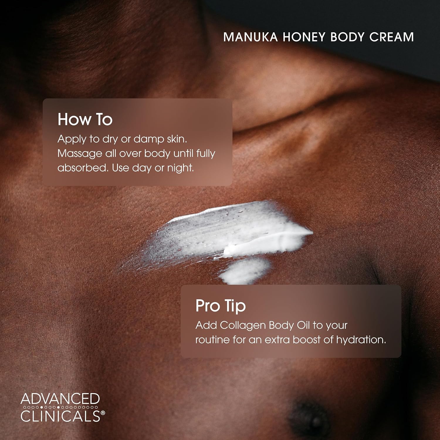 Advanced Clinicals Coconut Oil Body Cream For Women & Men | Hydrating Coconut Lotion For Extremely Dry Skin | Visible Anti Aging Body Butter Skin Care Balm Moisturizer For Hand, Heel, Feet, 16 Ounce