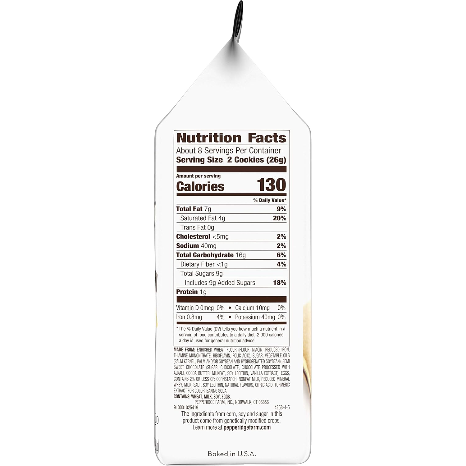 Pepperidge Farm Milano Cookies, Dark Chocolate, 20 Packs Tub, 2 Cookies Per Pack