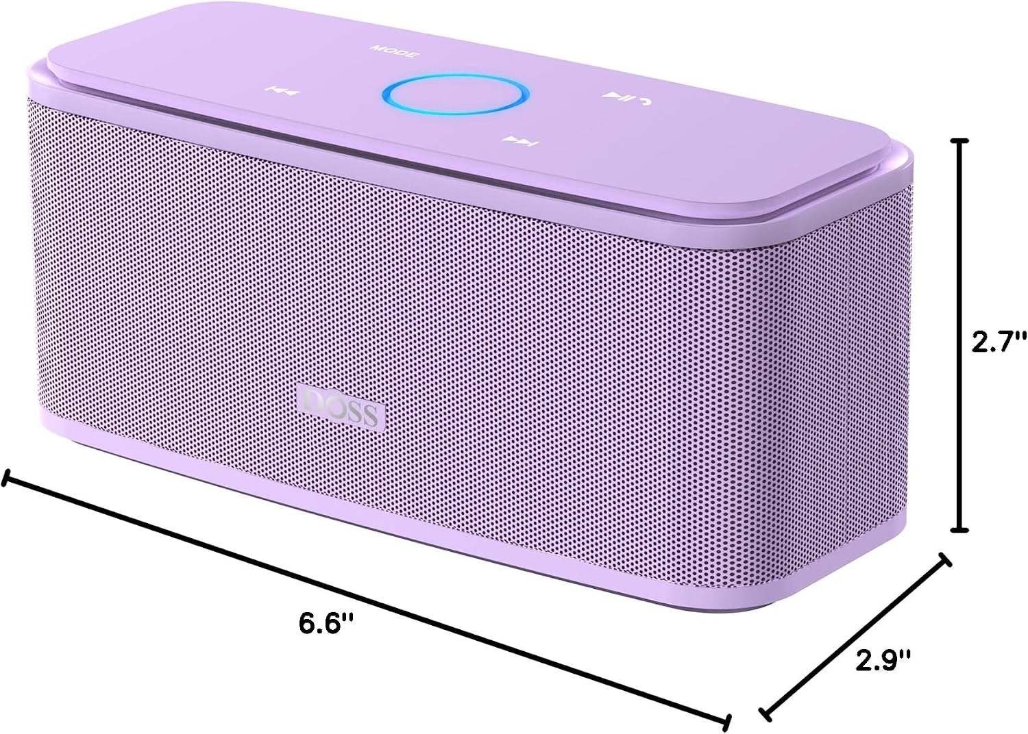 DOSS SoundBox Touch Wireless Bluetooth Speaker-12W HD Sound with Rich Bass