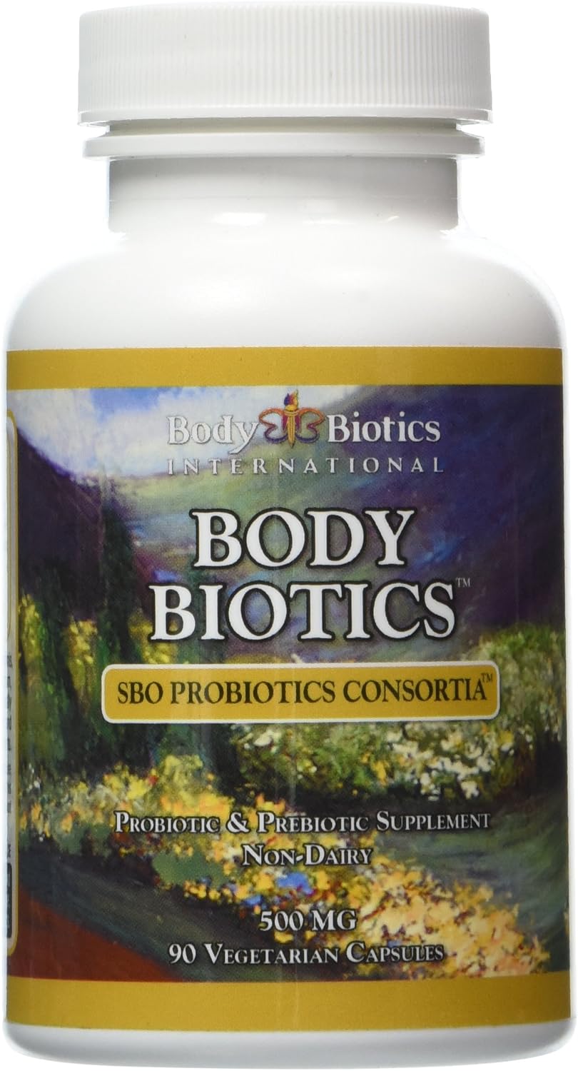 Body Biotics Bio-Identical SBO Probiotics Consortia, Probiotic and Prebiotic Supplement, Non-Dairy, 90 Capsules
