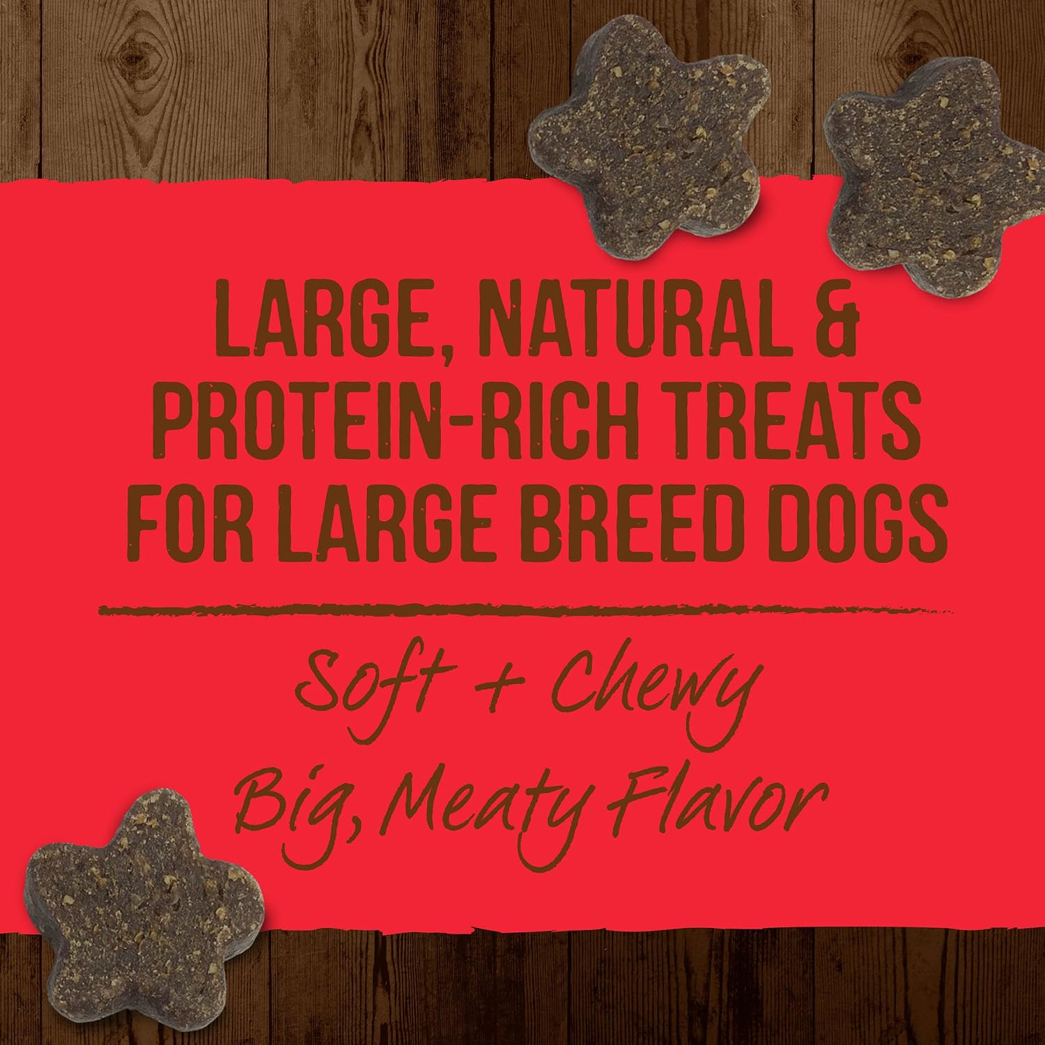 Merrick Power Bites Salmon Grain Free Dog Treats 6 oz Bag | Wholesome and flavorful dog treats made with salmon as the #1 ingredient, perfect for anytime snacking or training rewards