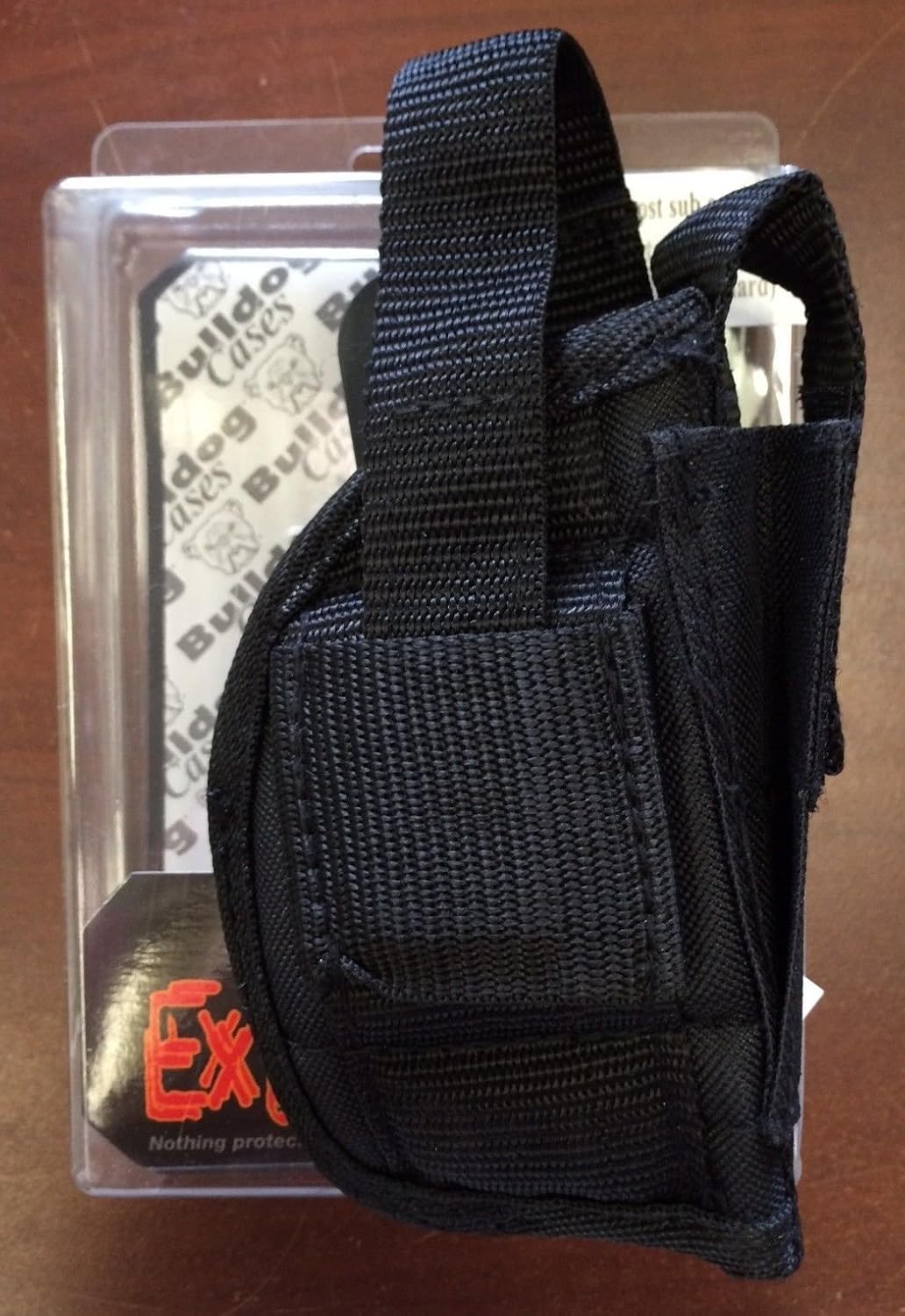 Bulldog Cases Nylon Hip Holster|Sizes for Revolver and Semi-Auto| Fits Glock, S&W, Ruger, Springfield, Taurus |