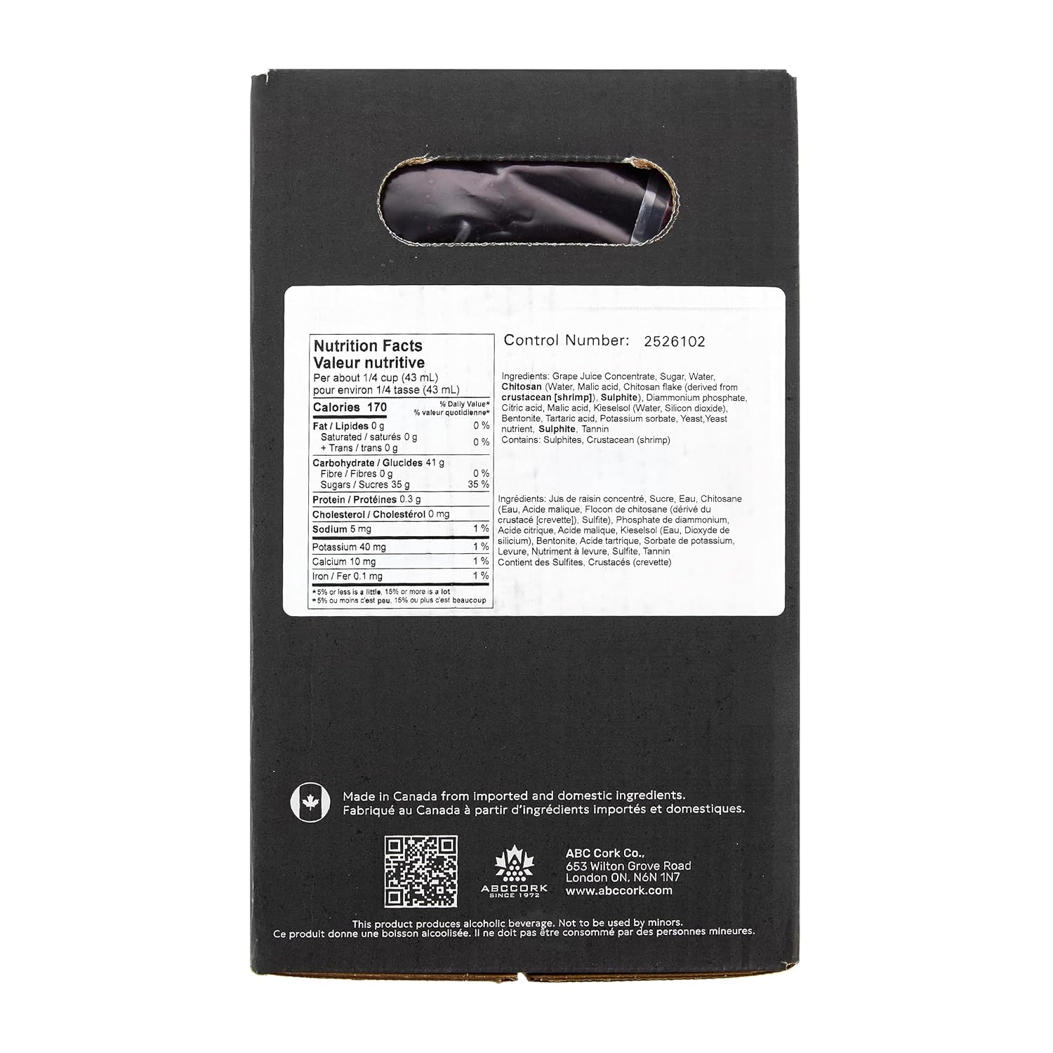 Fontana French Cabernet Sauvignon Wine Making Kit | 6 Gallon Wine Kit