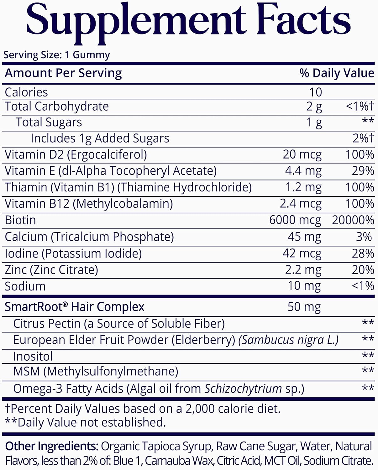 SugarbearPRO Hair Vitamin Gummy 2 Month Supply Extra Strength Biotin 6000mcg, Growth for Men & Women, Vegan Vitamin B12, MSM, Inositol, Omega 3, Elderberry, Certified Kosher, Halal, Cruelty-Free