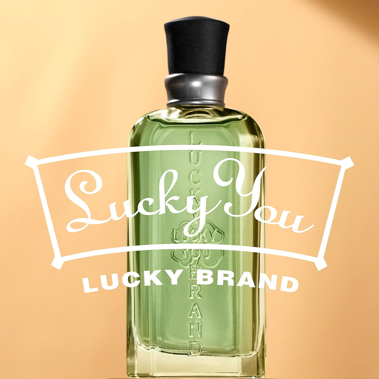 Lucky Brand Lucky You Eau de Toilette for Men, 3.4 fl oz | Men's fresh eau de toilette. Cologne with notes of tamarind, bamboo stems, and cardamom.