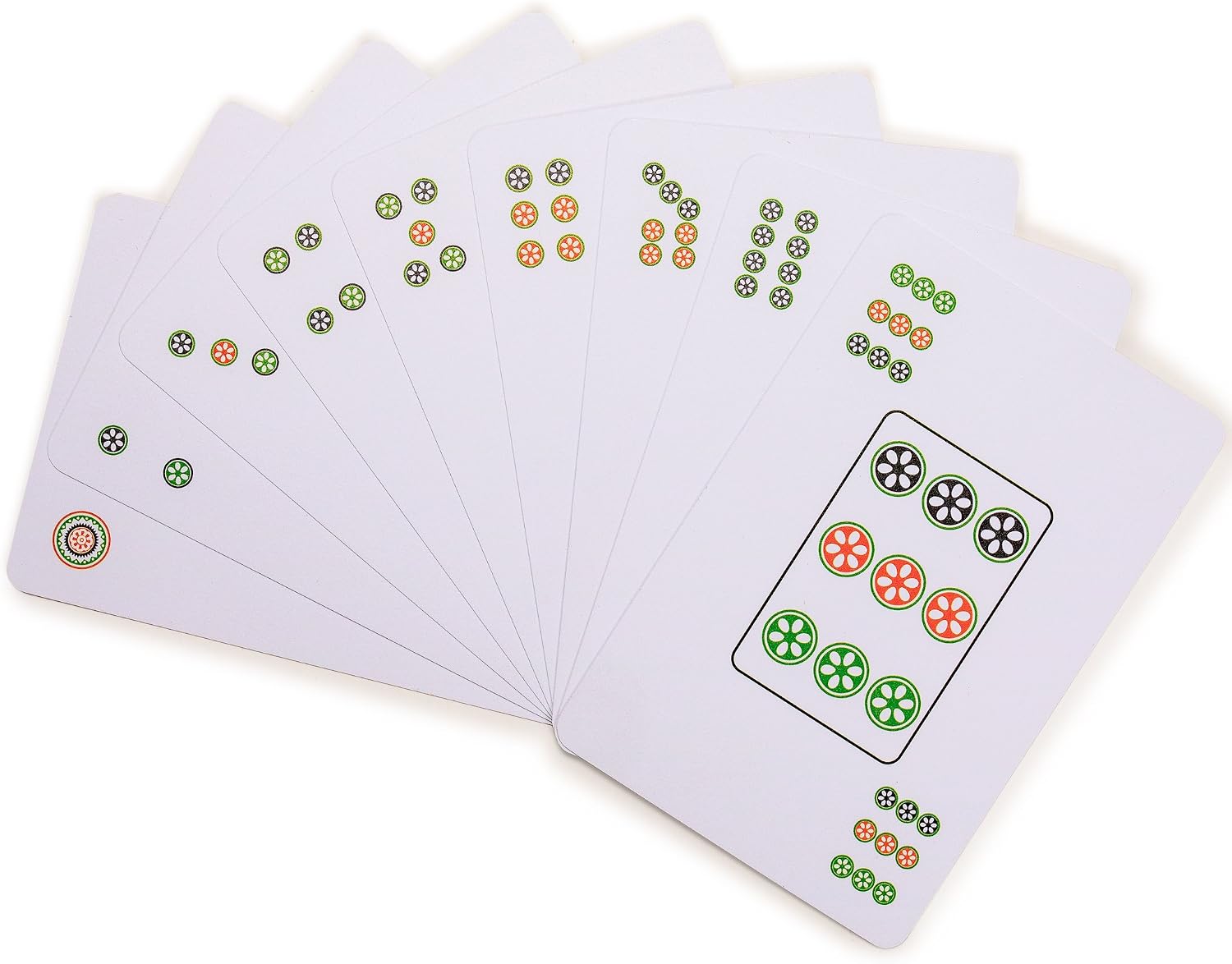 Yellow Mountain Imports Chinese Traditional Mahjong Playing Cards - 144 Card Set