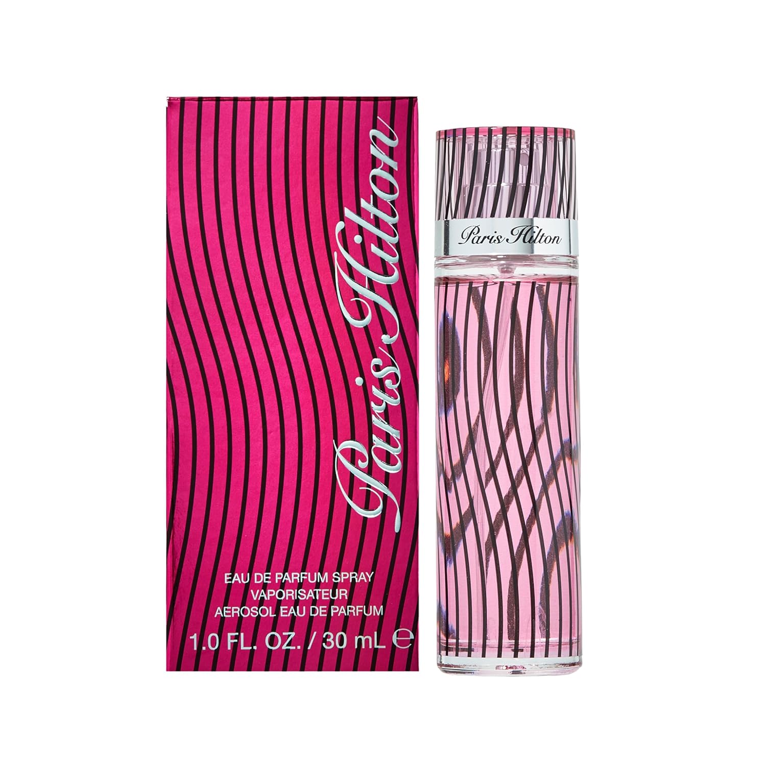 Paris Hilton Eau De Parfum Spray Perfume for Women | Feminine, Fruity and Flirtatious | Notes of Apple, Juicy Peach, Jasmine and Musk | 1 Fl Oz