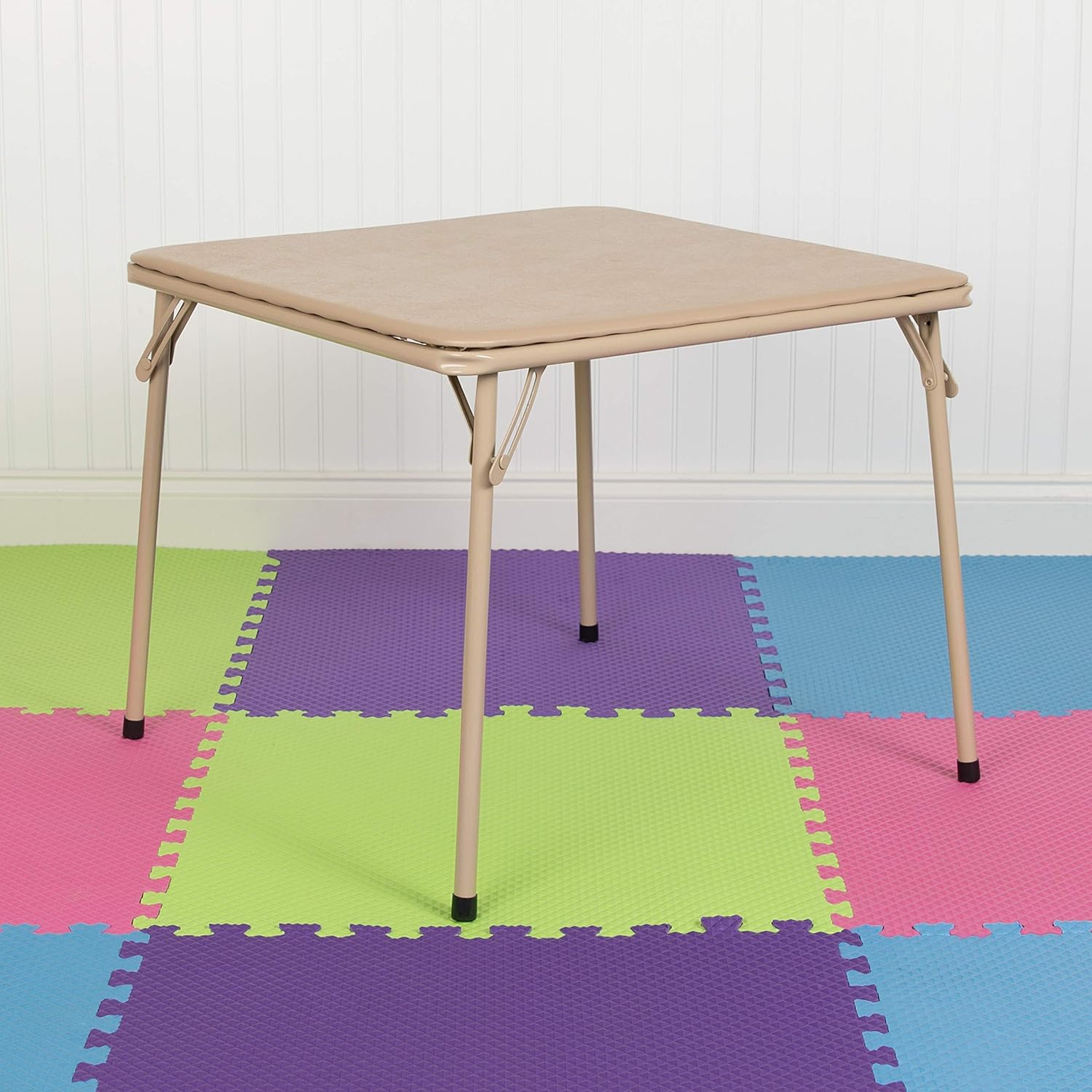 EMMA + OLIVER Blue Kids Folding Table