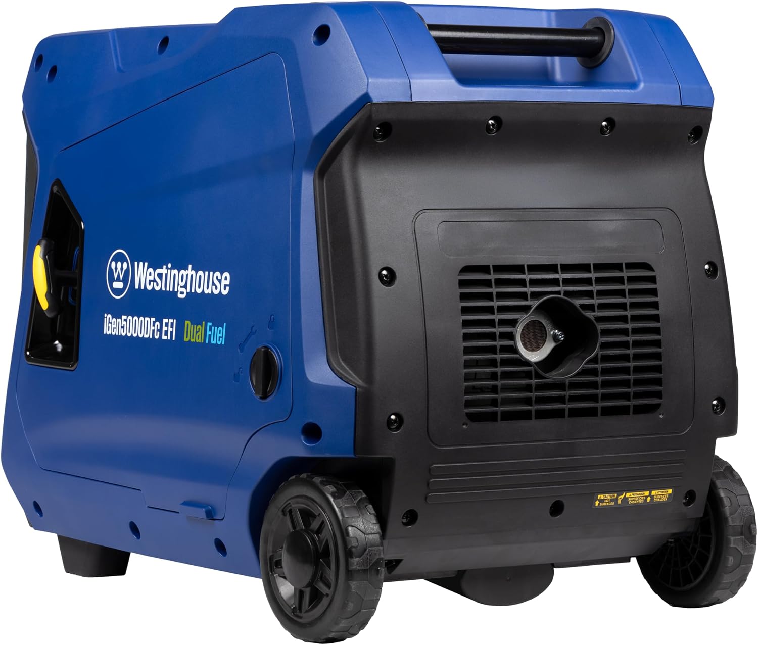 Westinghouse 5000 Peak Watt Super Quiet Portable Inverter Generator, Remote Electric Start with Auto Choke, Wheel & Handle Kit, RV Ready, Gas Powered, Parallel Capable