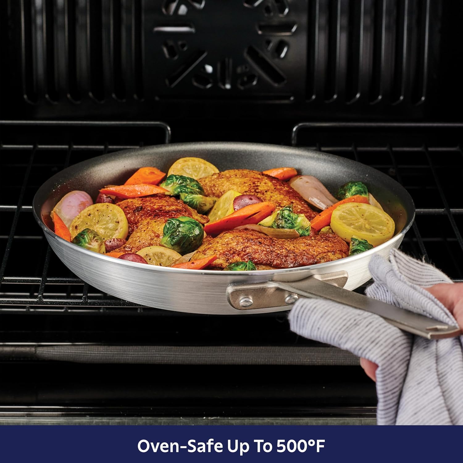 Tramontina Professional 8-Inch Non Stick Small Frying Pan | Heavy-Gauge Aluminum Skillet with Reinforced Nonstick Coating, Red Handle, Dishwasher and Oven Safe, Made in Brazil