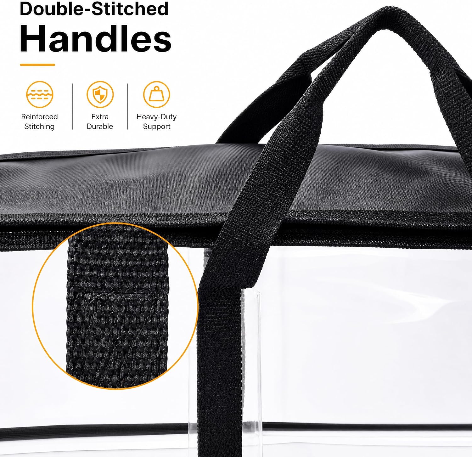 Fasmov Set of 4 DVD Storage Bags Hold up to 160 DVDs (40 Each Bag), Water Resistant DVD Holder Case with Handles