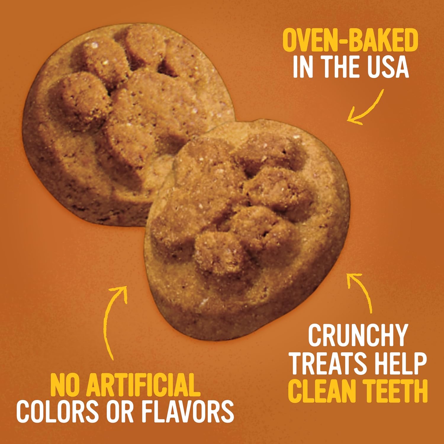 Blue Dog Bakery Natural Dog Treats, Doggie Paws, Maple Bacon Flavor, 16.2oz (1 Count) | Crunchy Oven-Baked Dog Treat Biscuits, Maple Bacon Flavor, Made with Real Premium Wholesome Ingredients in the USA