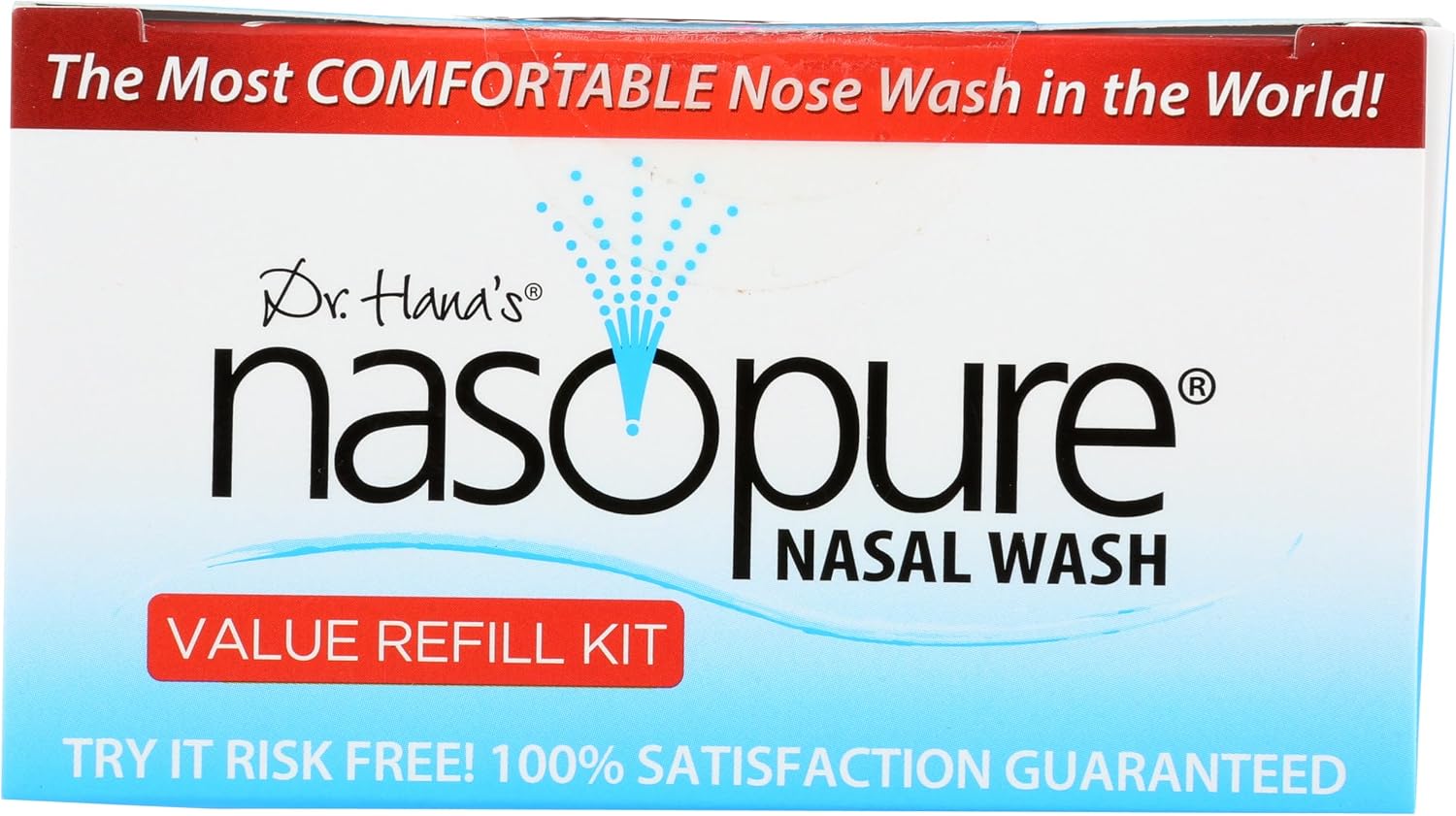 DR HANA'S NASOPURE Nasal Wash, Value Refill Kit, 80 Count
