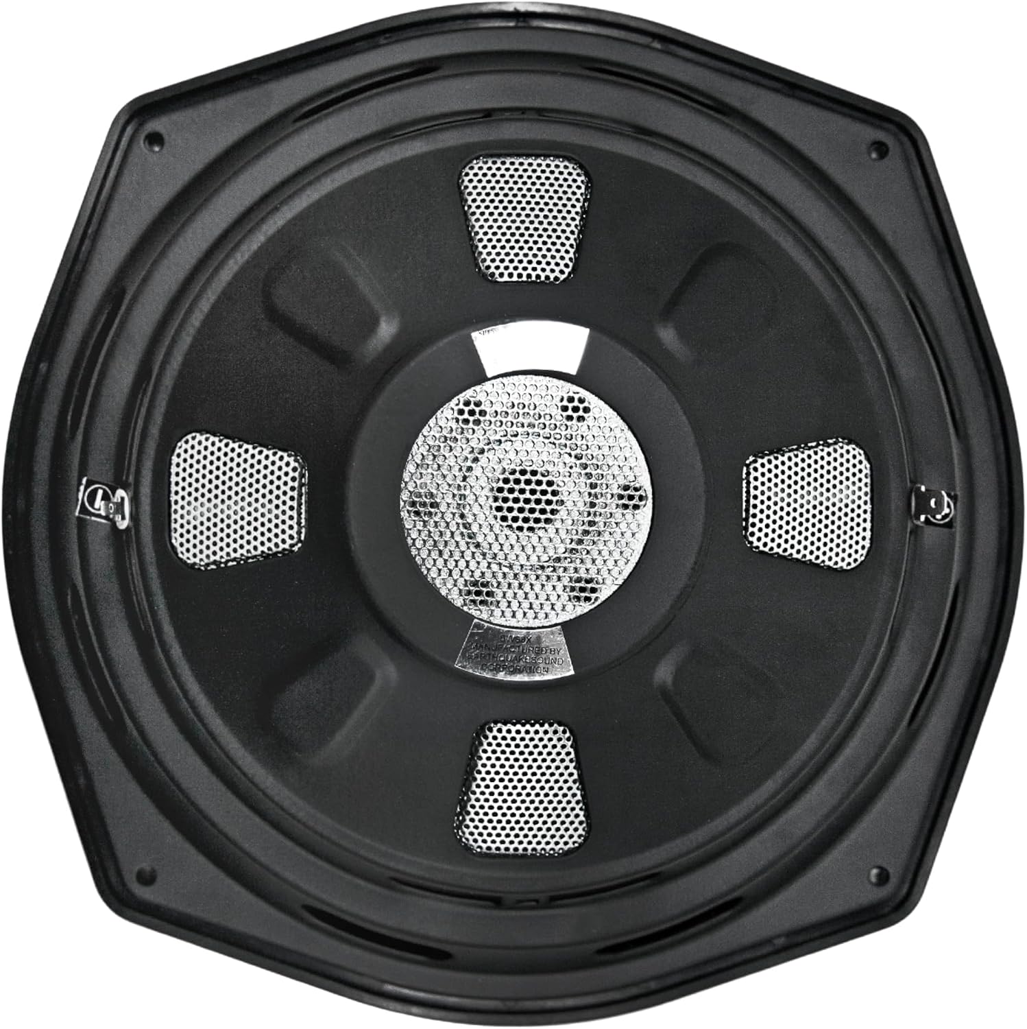 Earthquake Sound i82SWS 8-inch Shallow Woofer System Under-the-Seat Subwoofers with Gaskets, 2-Ohm (Pair)