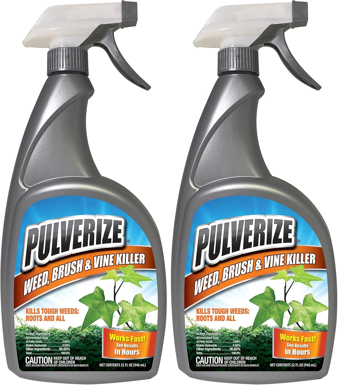 Messina Wildlife Pulverize PWBV-U-032 Weed, Brush & Vine Killer Spray - Fast Acting