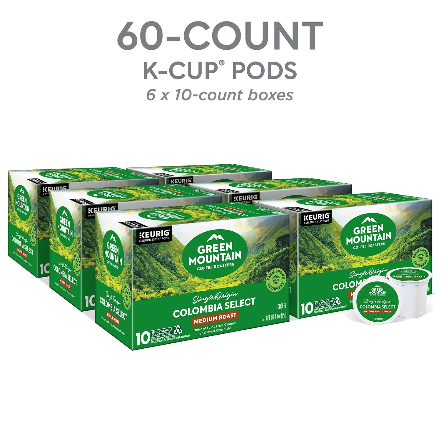 Green Mountain Coffee Nantucket Blend Keurig Single-Serve K-Cup Pods, Medium Roast Coffee, 96 Count