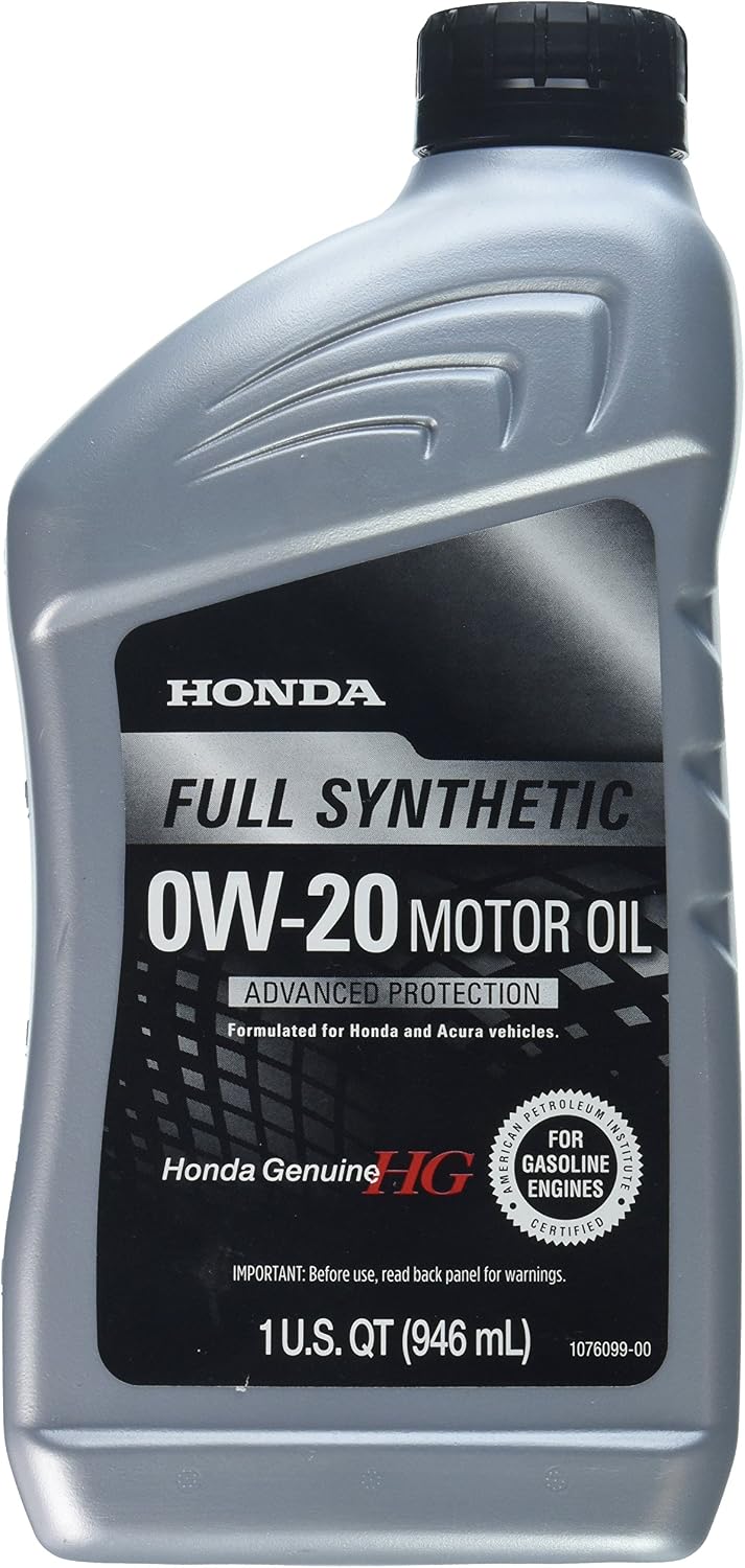Honda 08798-9063 Blended Full Synthetic Motor Oil, 1 Quart Bottle, 32 Oz
