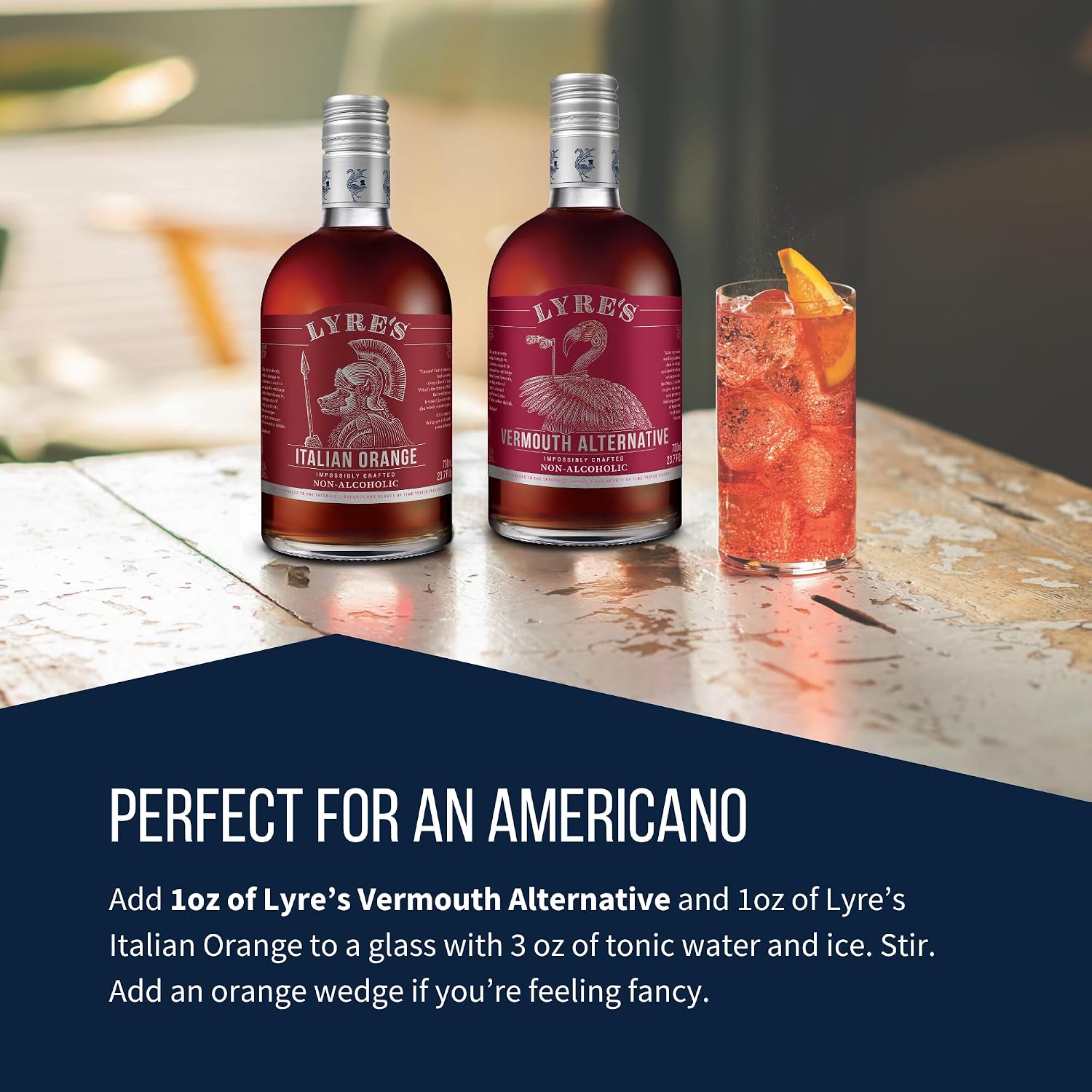 Lyre’s Aperitif Rosso Vermouth Alternative, Non Alcoholic Vermouth