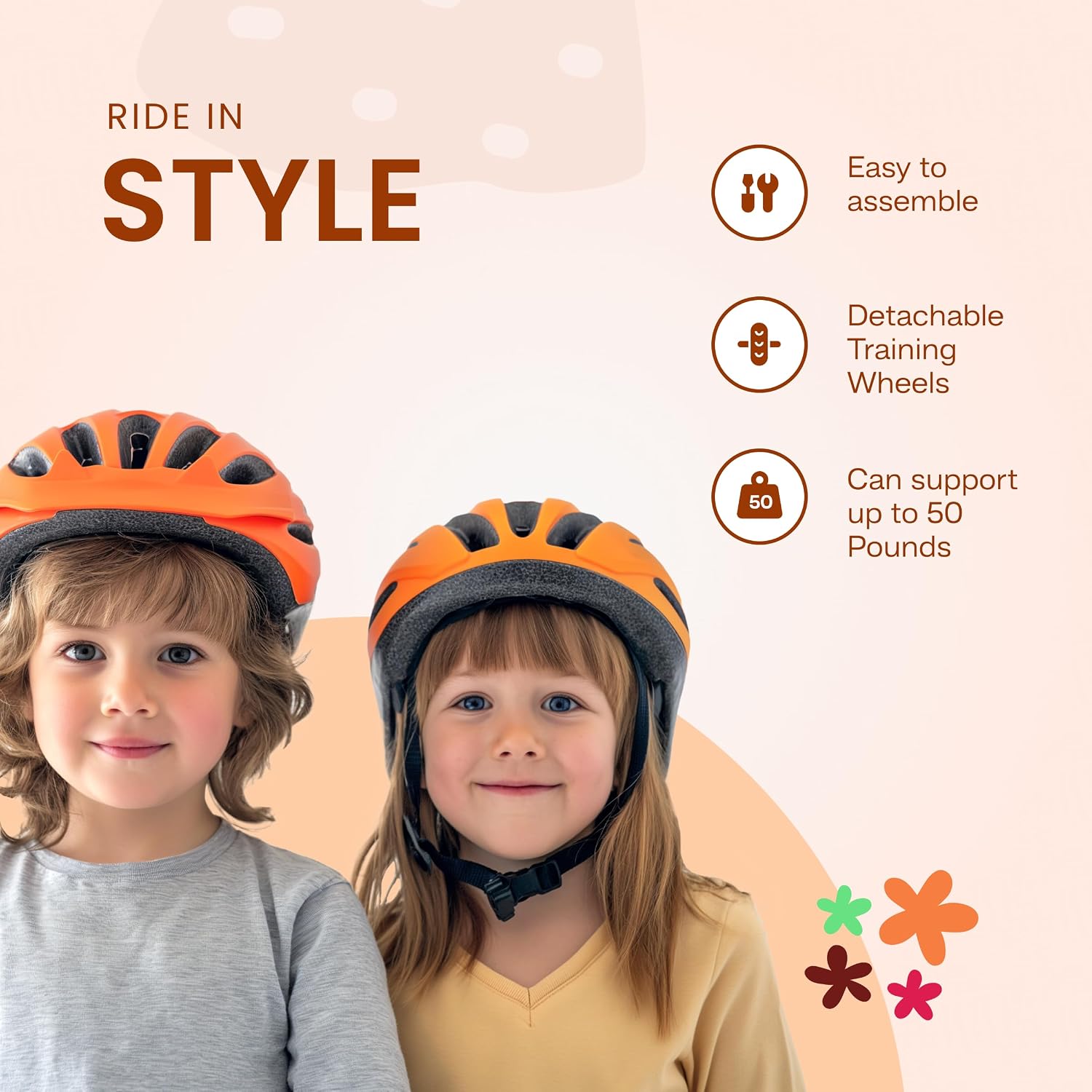 Titan Girls BMX Bike for Kids Ages 4-7, 16-Inch Wheels, 9-Inch Frame, Training Wheels, Toy Seat, Doll Basket, Streamers, First Bike, Princess Bicycle, Gift for Girls