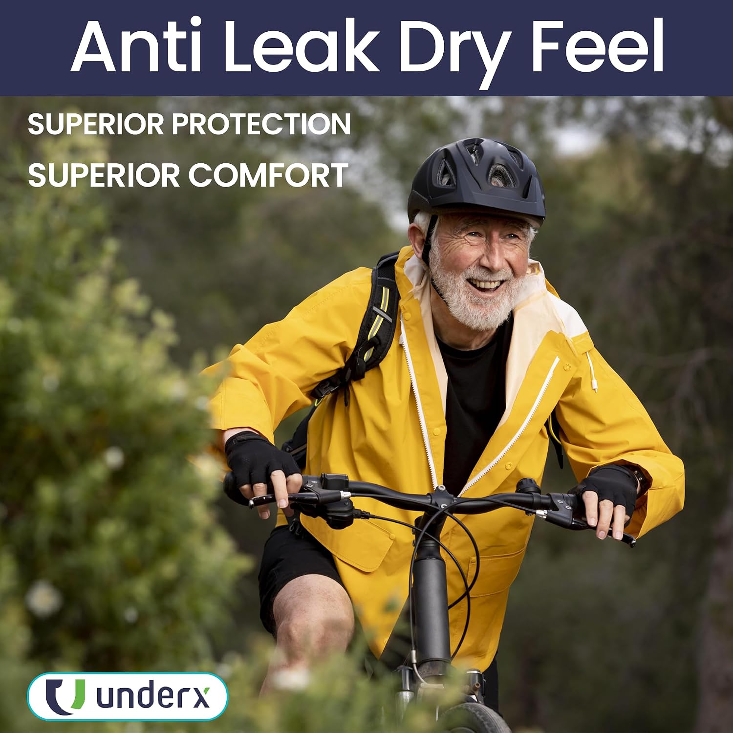 UnderX Adult Disposable Incontinence Underwear – Maximum Absorbency Pull Ups, Overnight Leak Protection, 8 Cup Absorption, Soft Latex-Free
