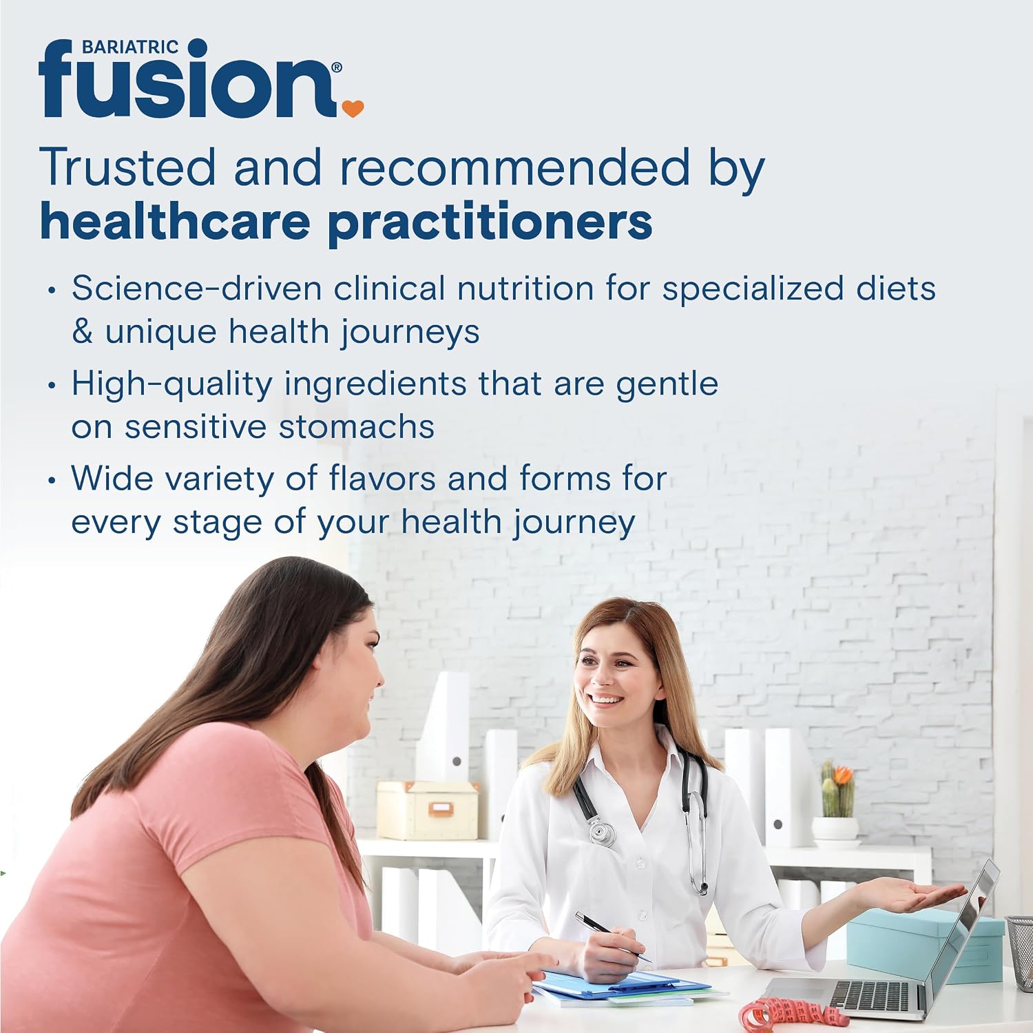 Bariatric Fusion Orange Cream Flavored Complete Chewable Bariatric Multivitamin with Iron for Bariatric Surgery Patients Including Gastric Bypass and Sleeve Gastrectomy - 120 Tablets