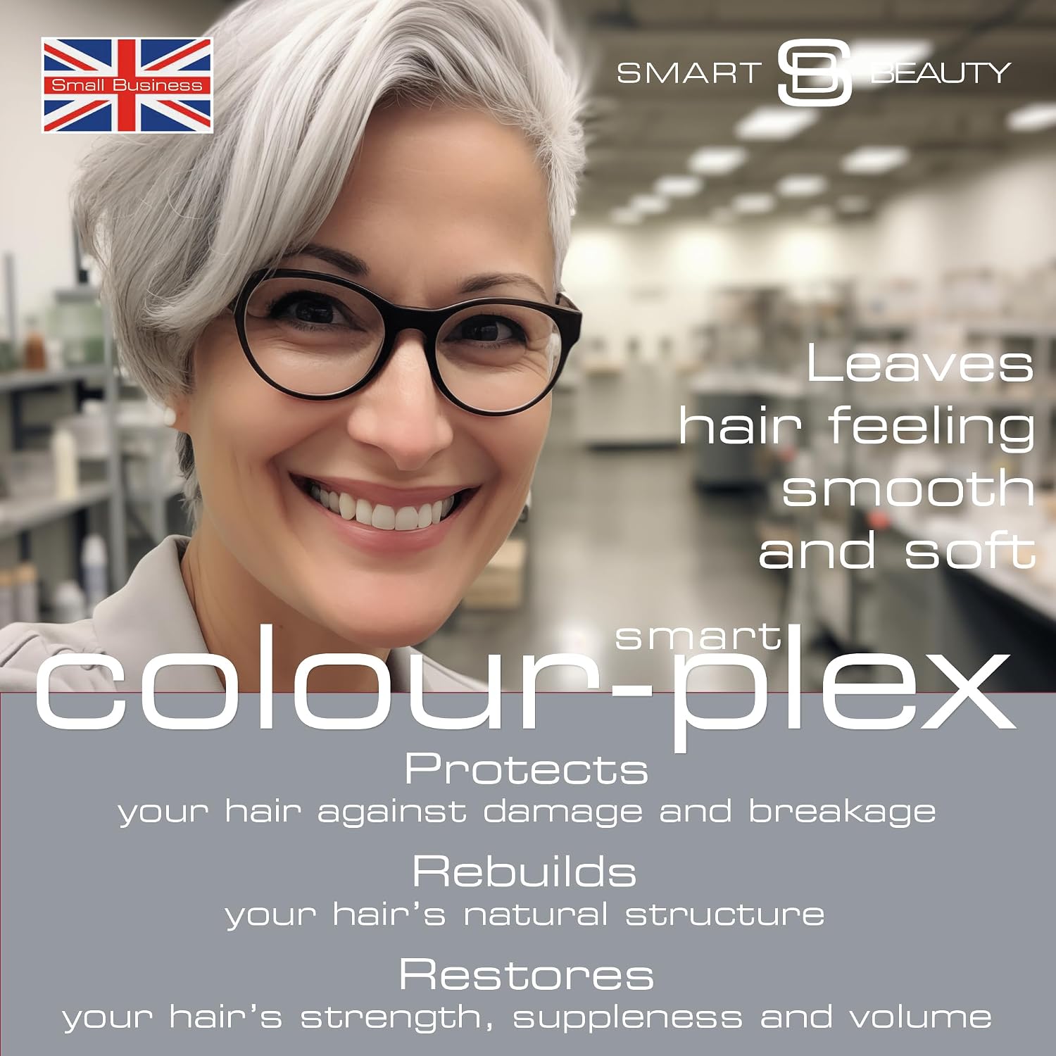 Smart Beauty Blonde Bleach-It, The Ultimate Lightener for Dark Hair, Perfect for Highlighting and Vibrant Pastel Colour, Hair Bleach Kit, Vegan & Cruelty Free