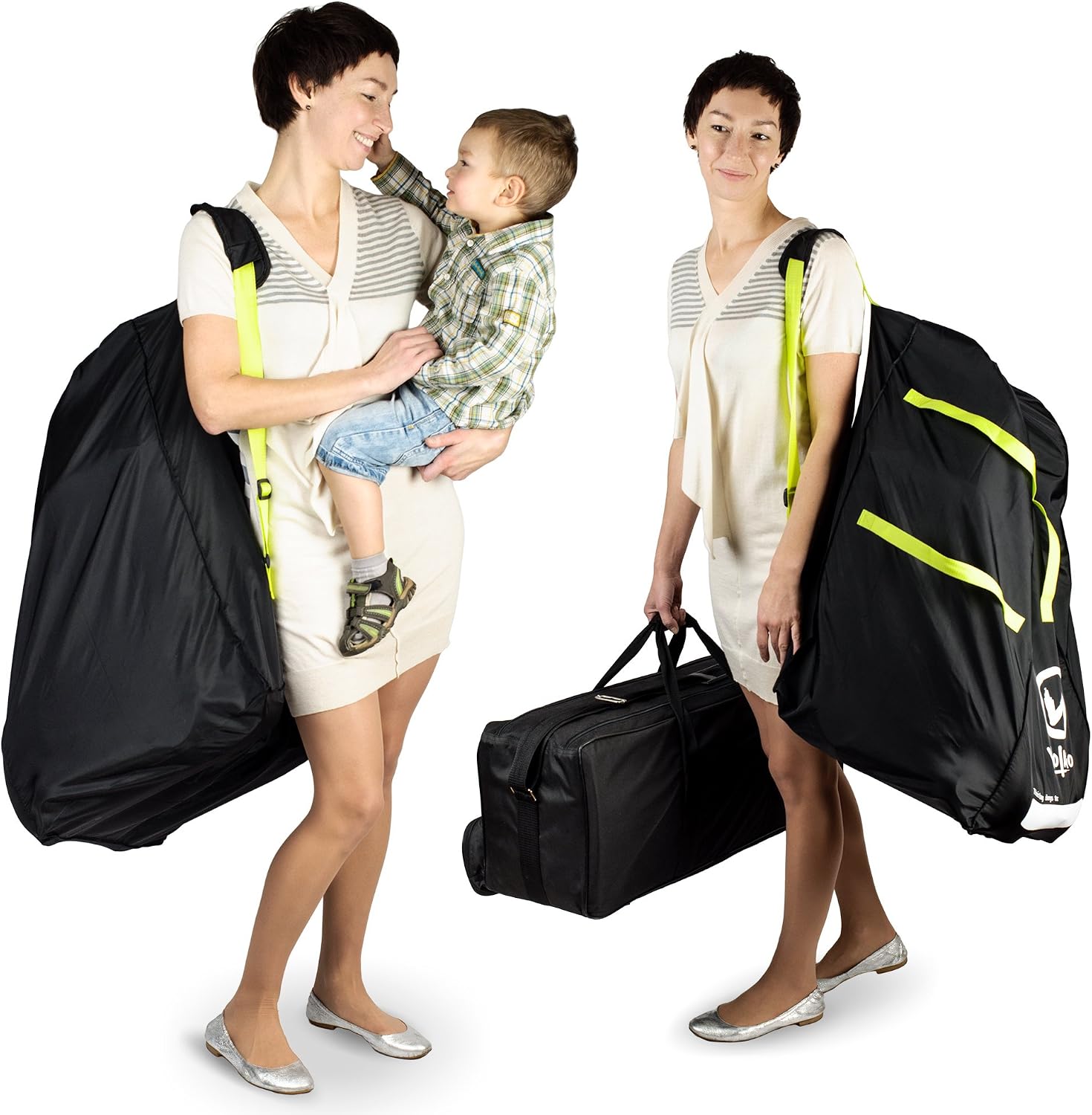 Car Seat Travel Bag For Airplane with Carrying Handle Straps, Gate Check Bag, Car Seat Bags for Air Travel Carseat Travel Cover, Carseat Travel Bag Cover for Airplane Travel
