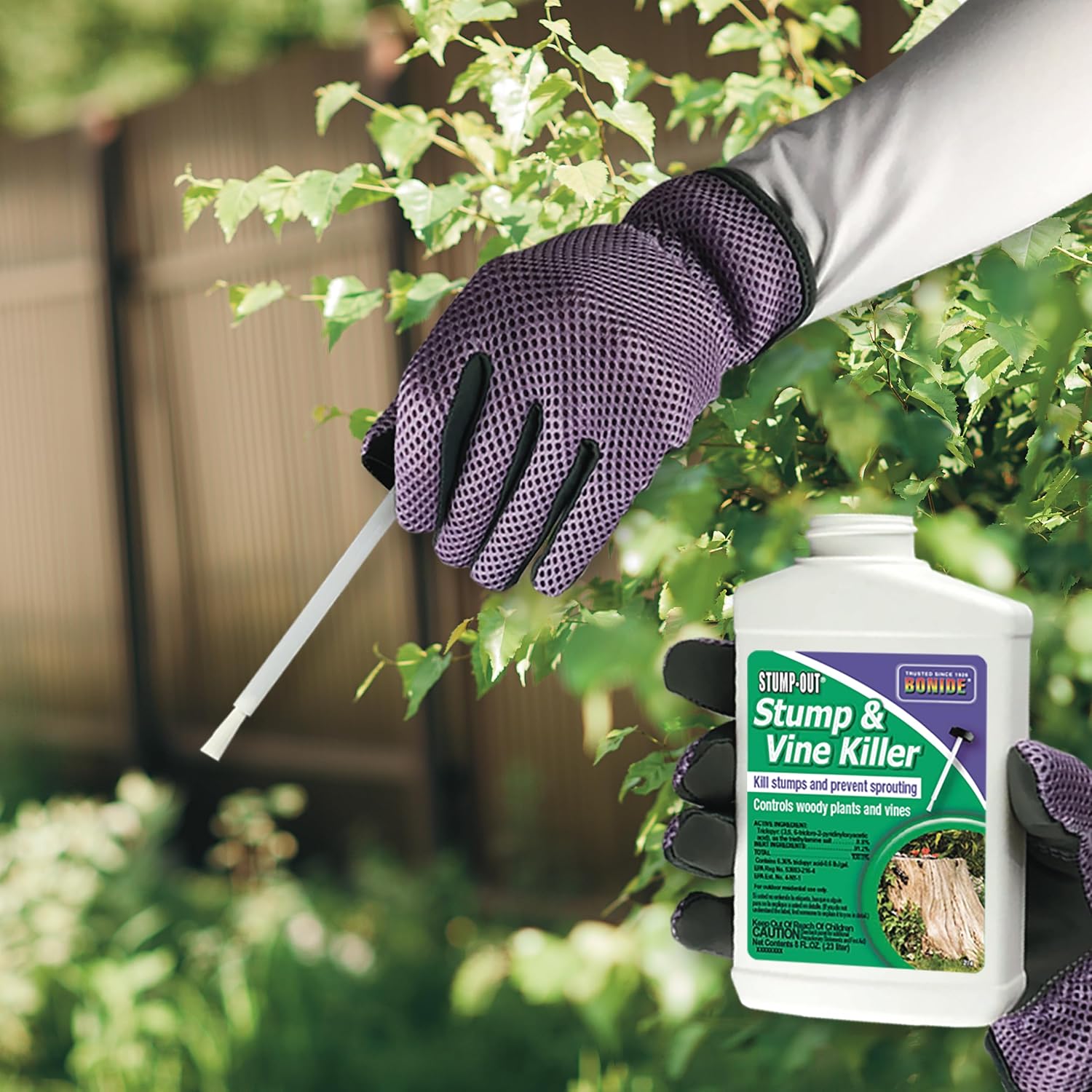 Stump-Out Stump & Vine Killer, 8 oz with Applicator | Fast Acting, Home Tree Stump Removal