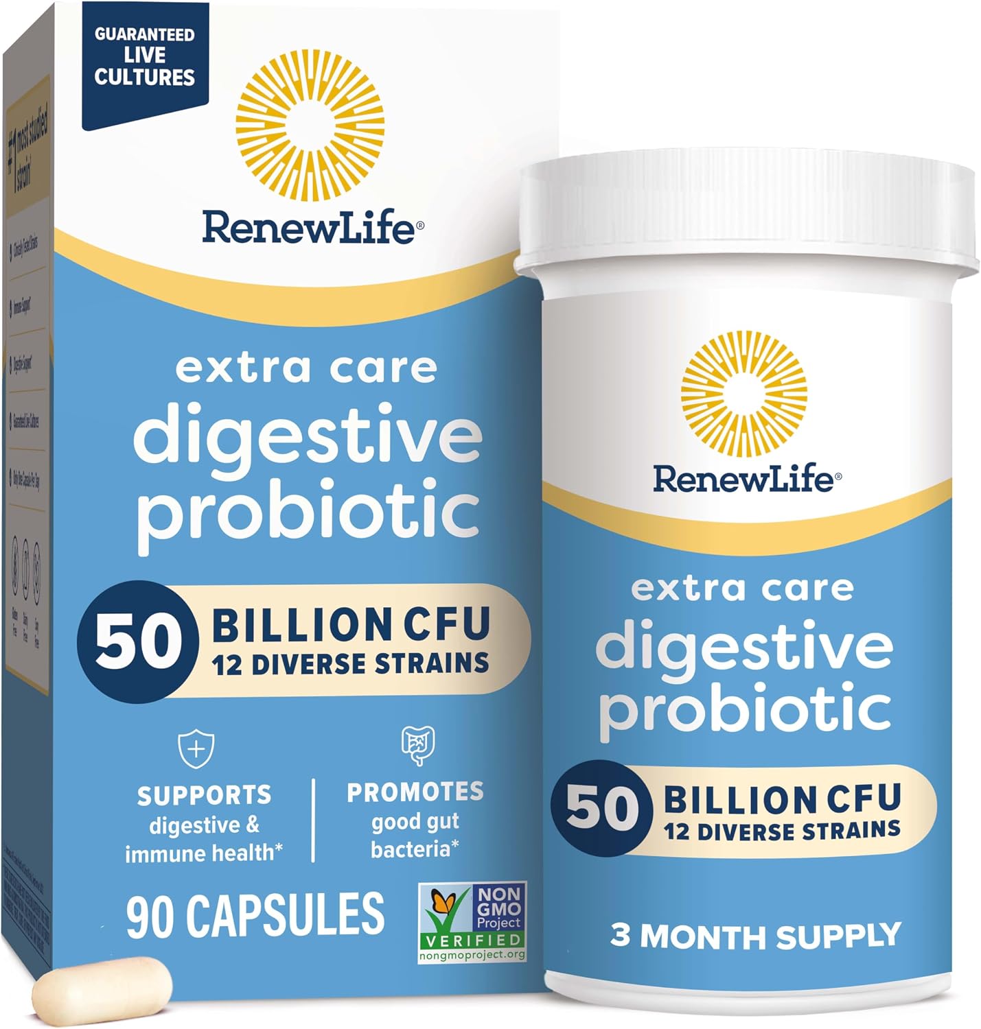Renew Life Ultimate Flora Probiotic 80 Billion CFU | 31 Strains