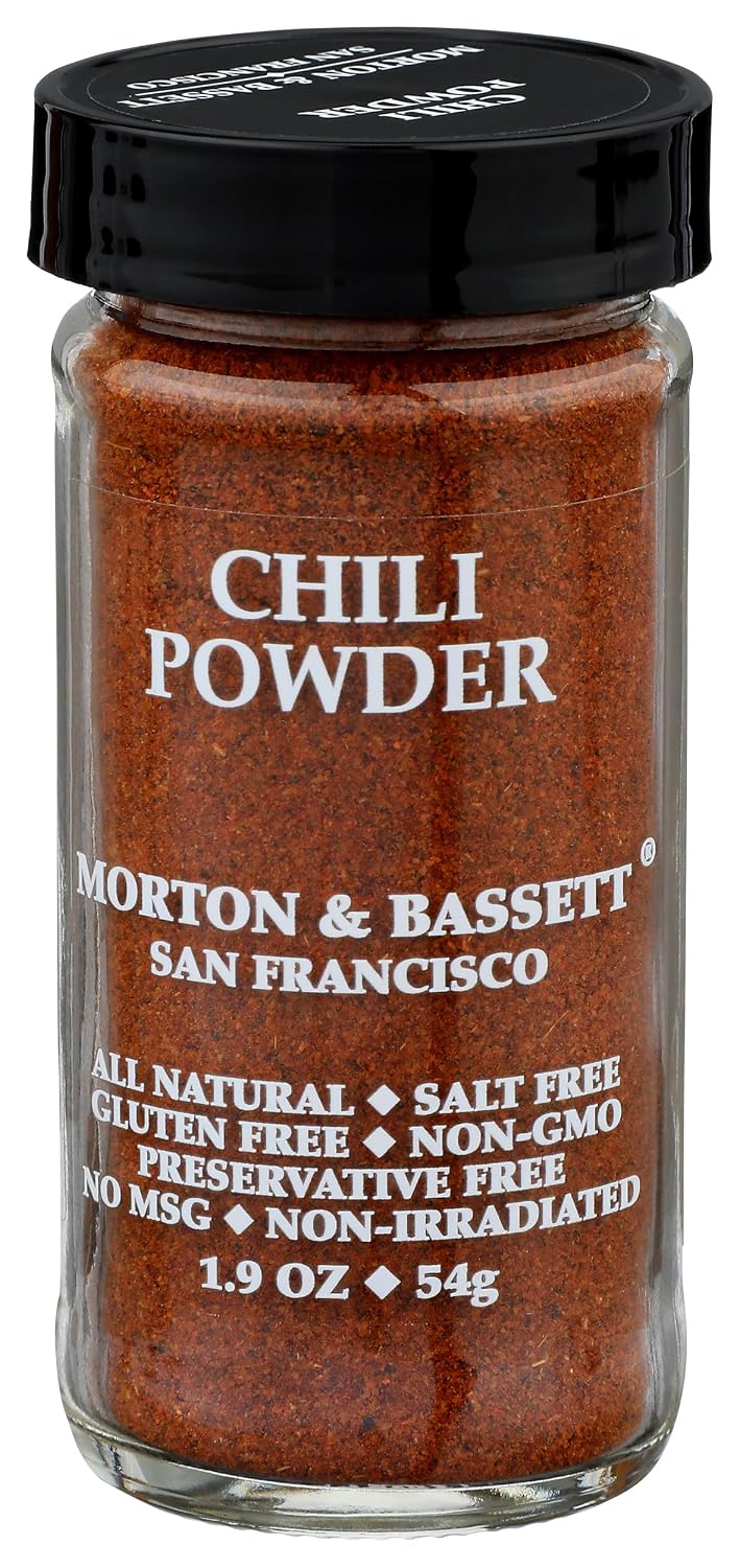 Morton & Bassett Cayenne Pepper, 1.8 oz – Non-GMO, Salt-Free, Bold and Spicy for Heat, Sauces & Mexican Cuisine