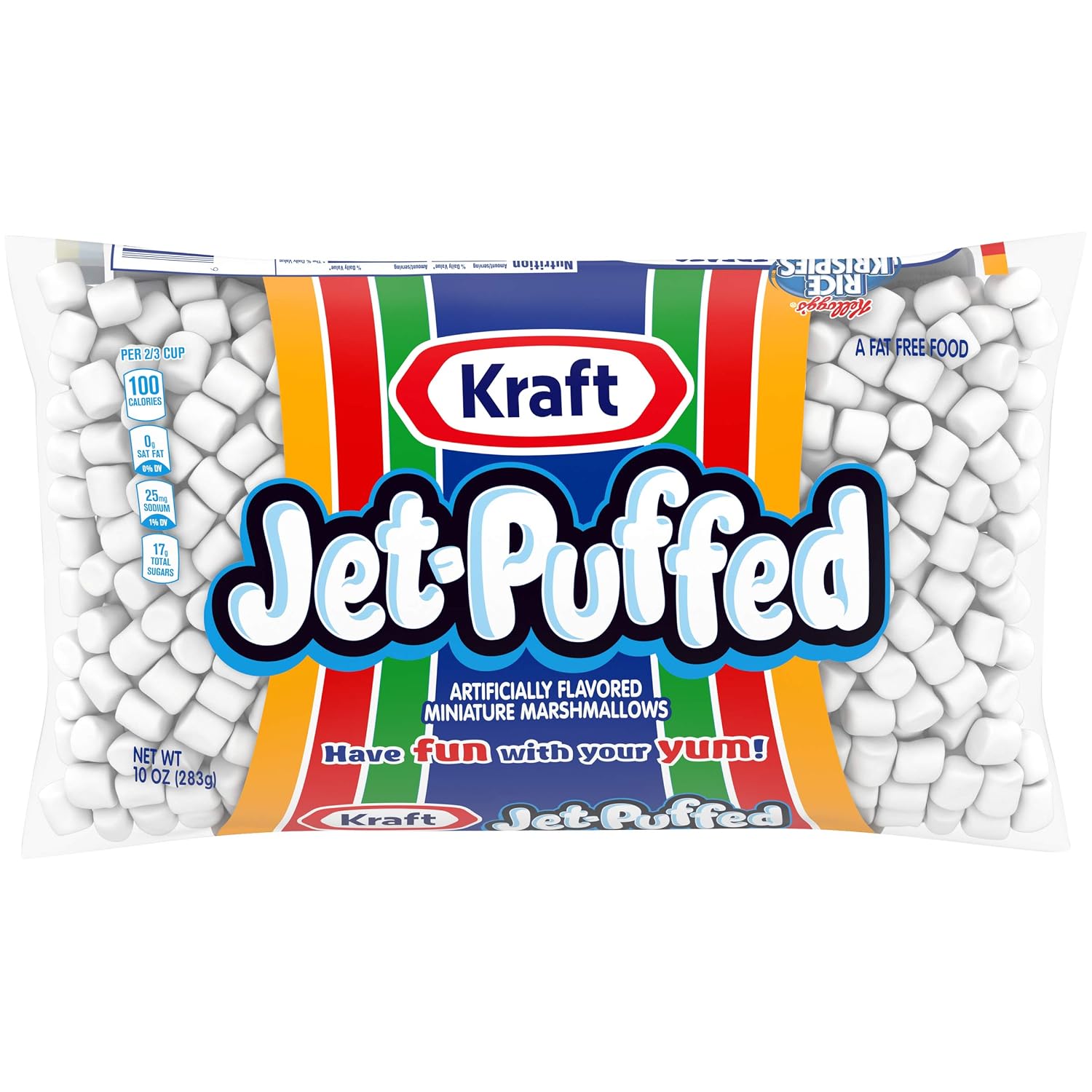 Jet-Puffed Mini Marshmallows, 10 oz Bag