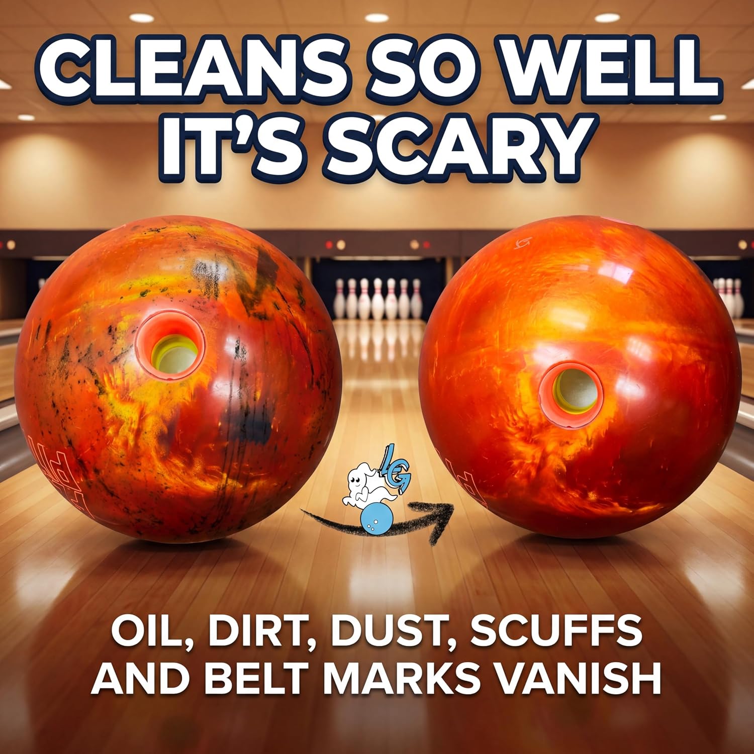Lane Ghost Bowling Ball Cleaner Spray, USBC Approved