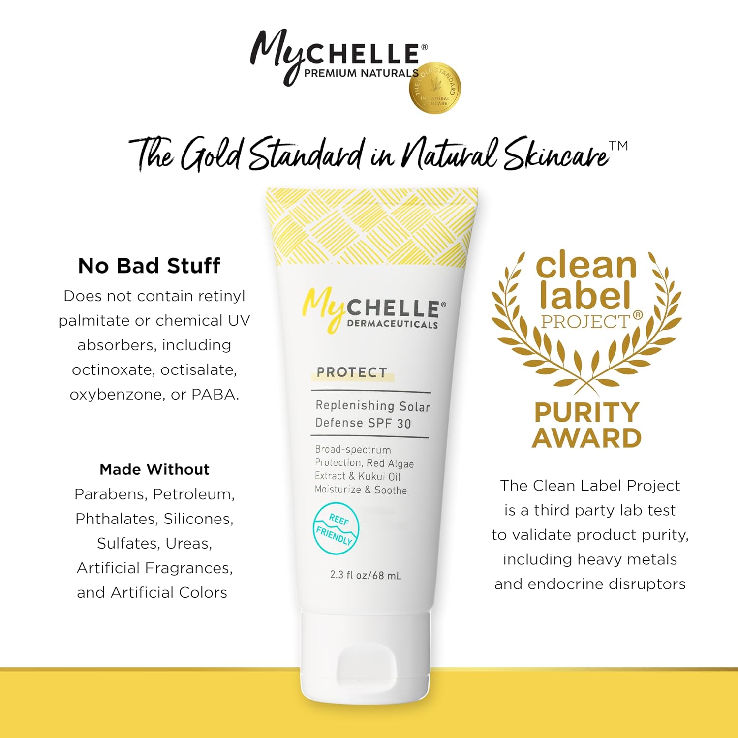 MyChelle Dermaceuticals Sun Shield Clear Spray SPF 30 (6 Fl Oz) - Liquid Zinc Sunscreen Spray with Bentonite Clay and Jojoba - Balances Oil Levels and Conditions Skin - Water Resistant for 80 Minutes
