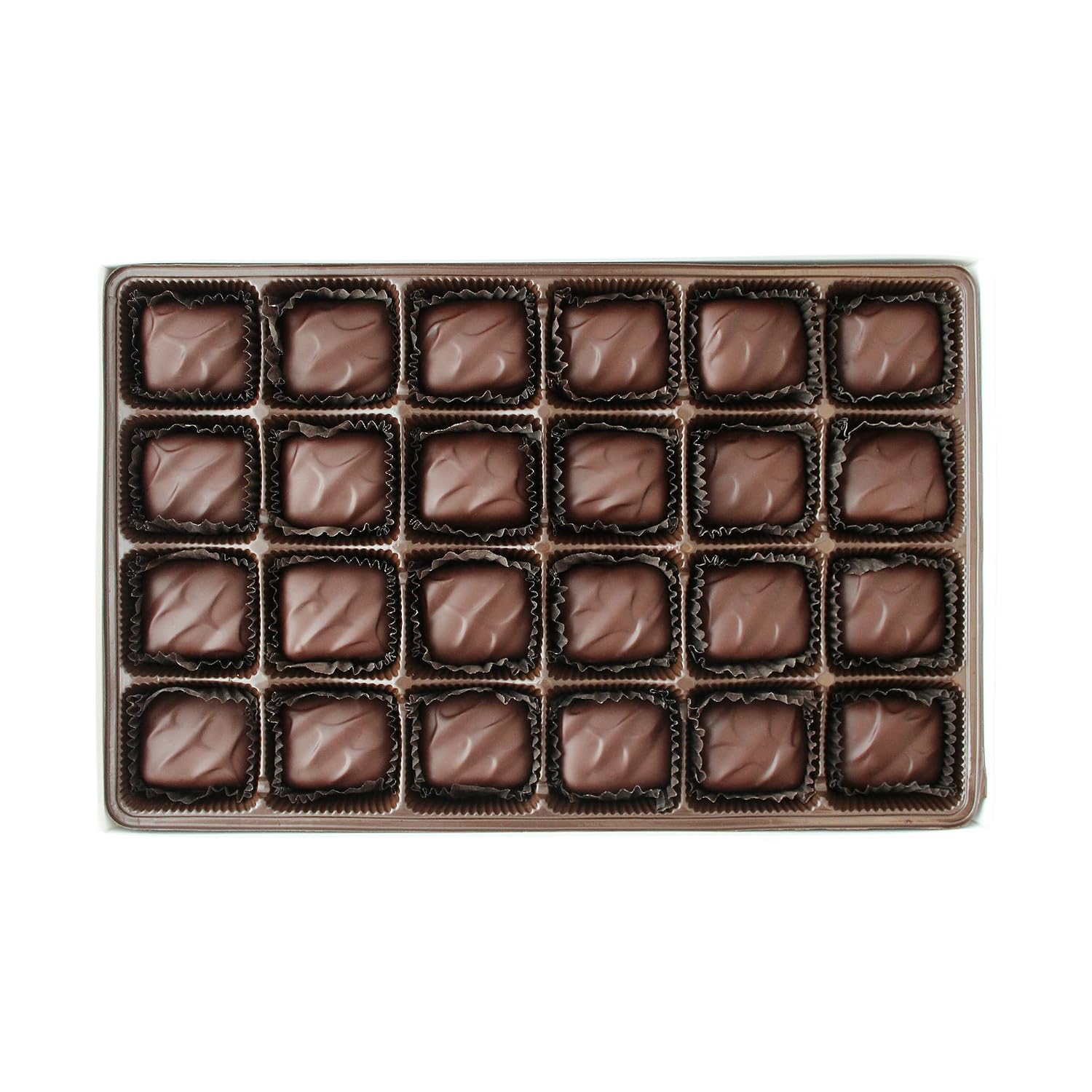 Vermont Nut Free Chocolates Boxed Chocolate Caramels (Assorted Chocolate) 12-Piece, Nut-Free, Egg-Free, Kosher