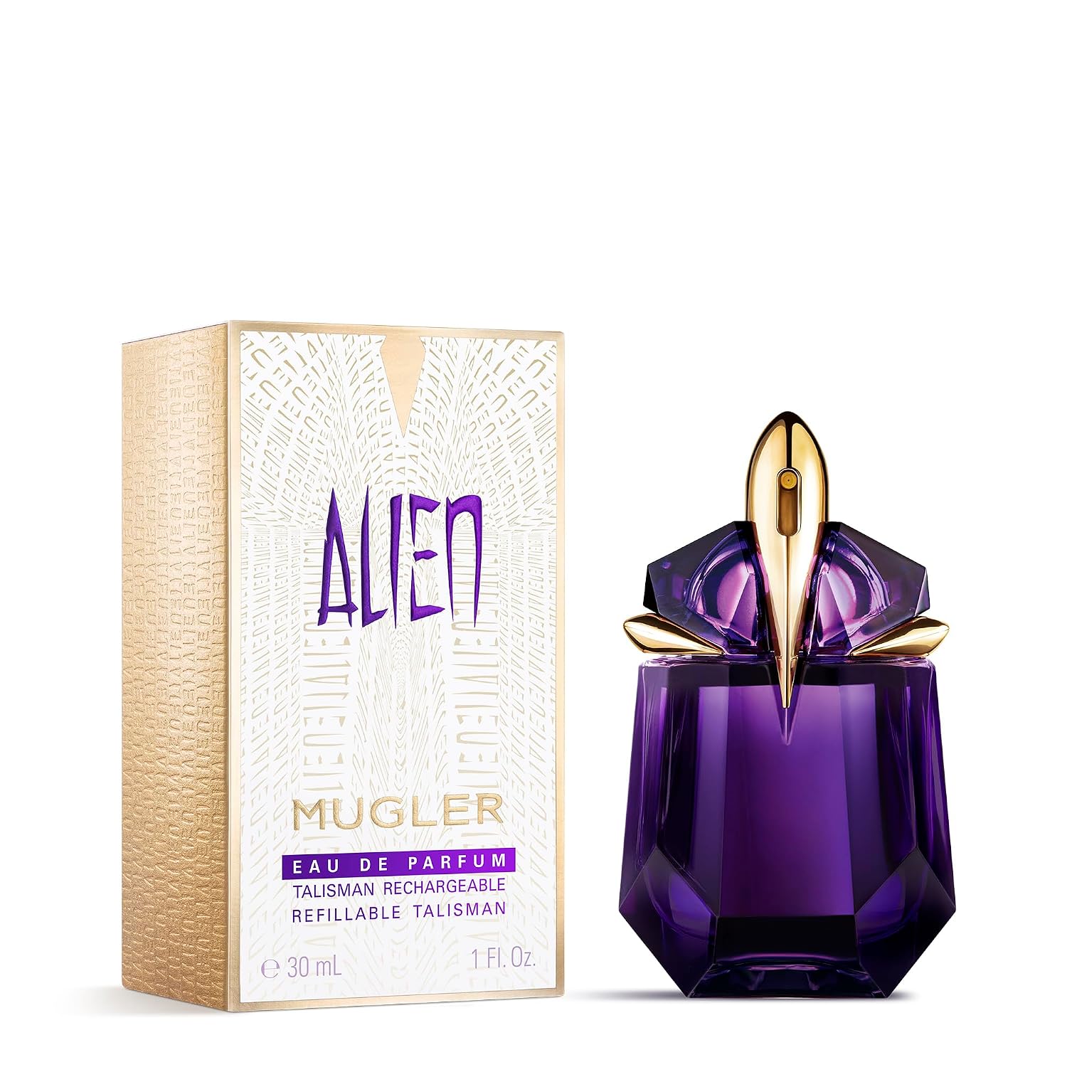 Mugler Alien Eau de Parfum - Long Lasting Floral Woody Womens Perfume | Fragrance With Jasmine, Cashmeran Wood & Amber - Bold Feminine Fragrance Perfect for Daily Wear- Refillable Bottle