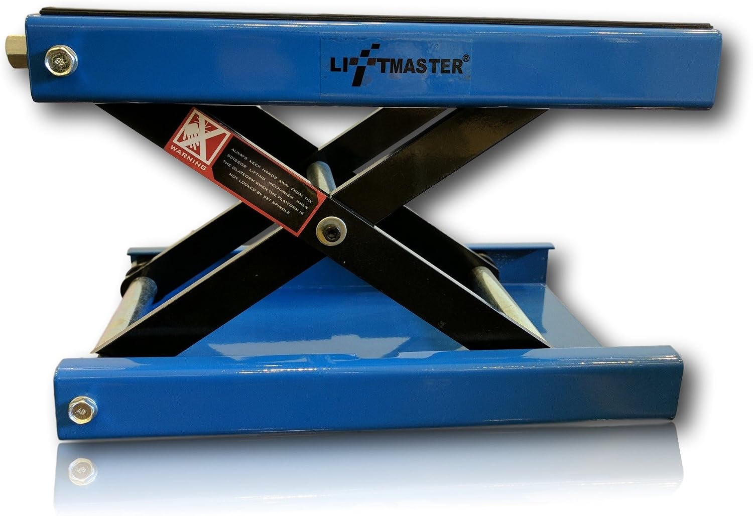 LiftMaster Wide Deck Motorcycle Center Scissor Lift Jack Hoist Stand Bikes ATVs