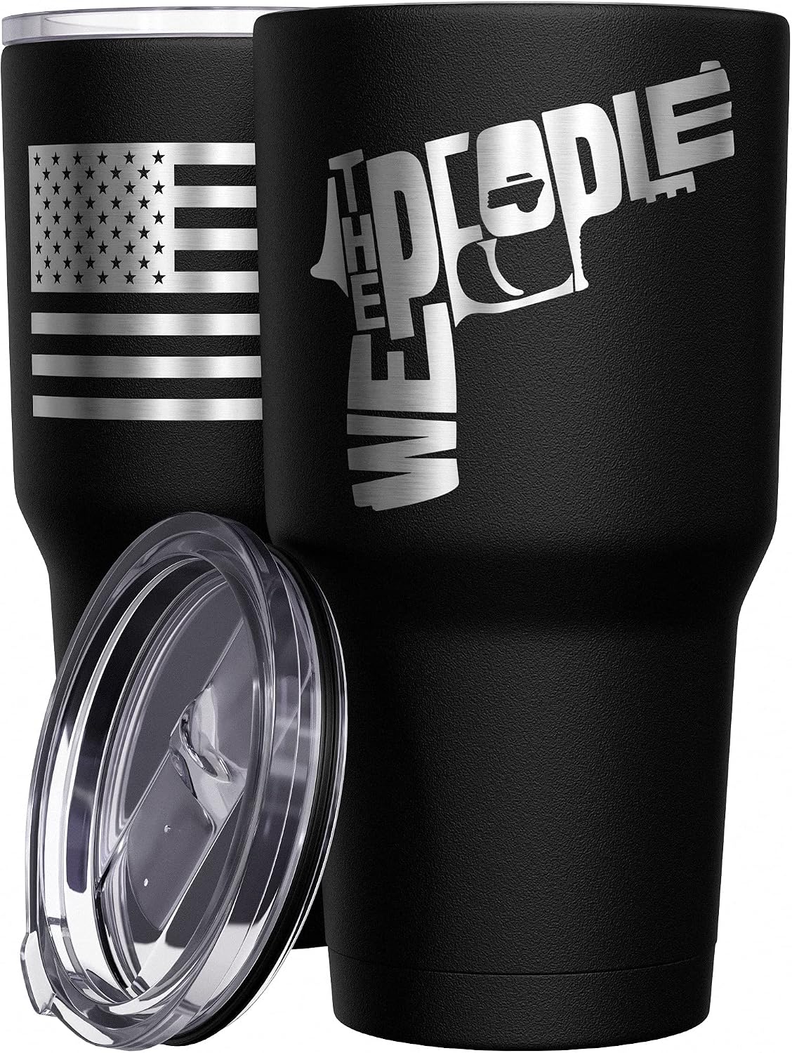 We The People Holsters - 1776 Betsy Ross Flag - Betsy Ross Mug - American Flag Coffee Travel Mug - American Flag Tumbler - Double Insulated Tumbler - 30 oz