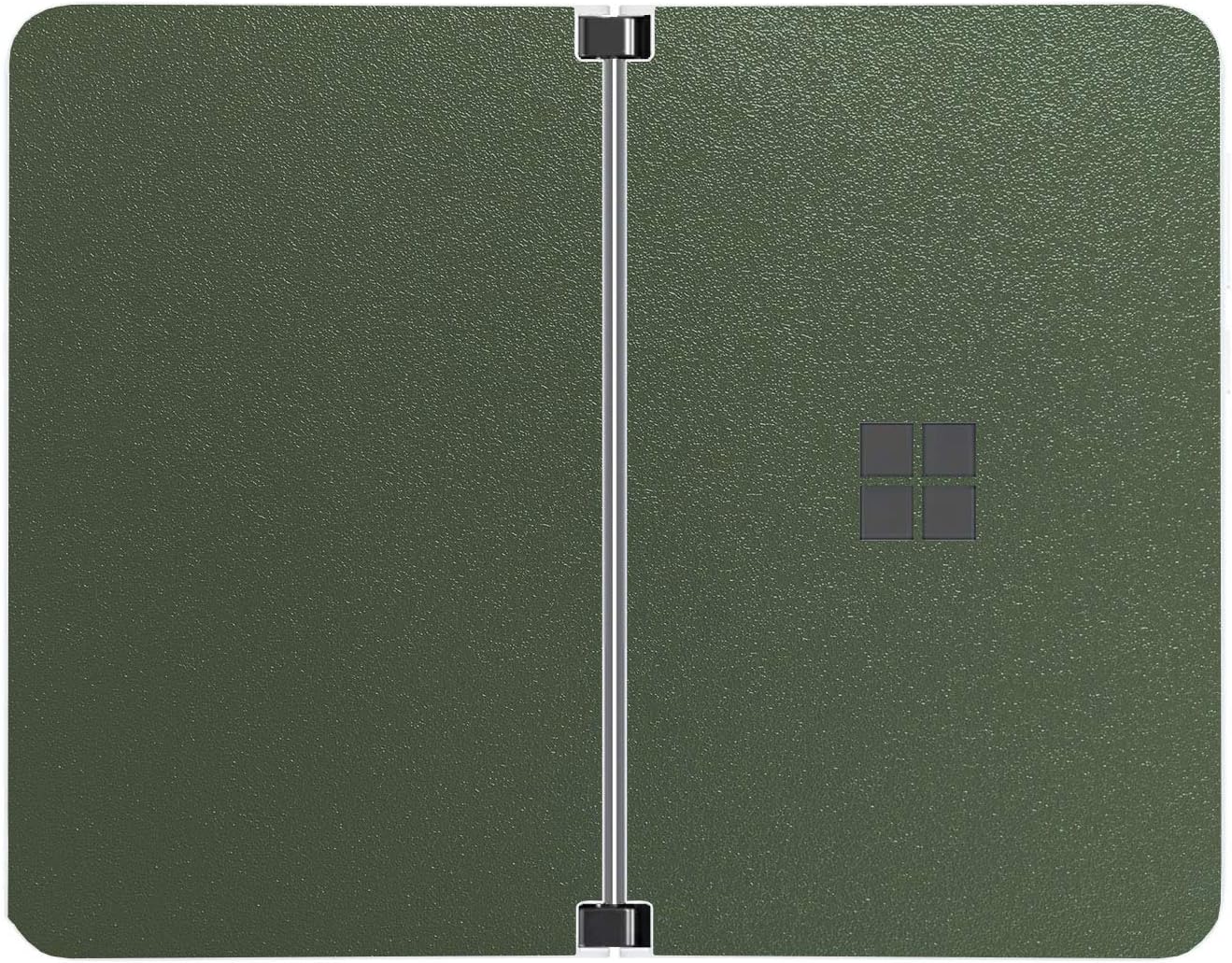 SopiGuard Sticker for Surface Duo Phone Edge-to-Edge Precision Vinyl Skin Wrap (Leather Textured)