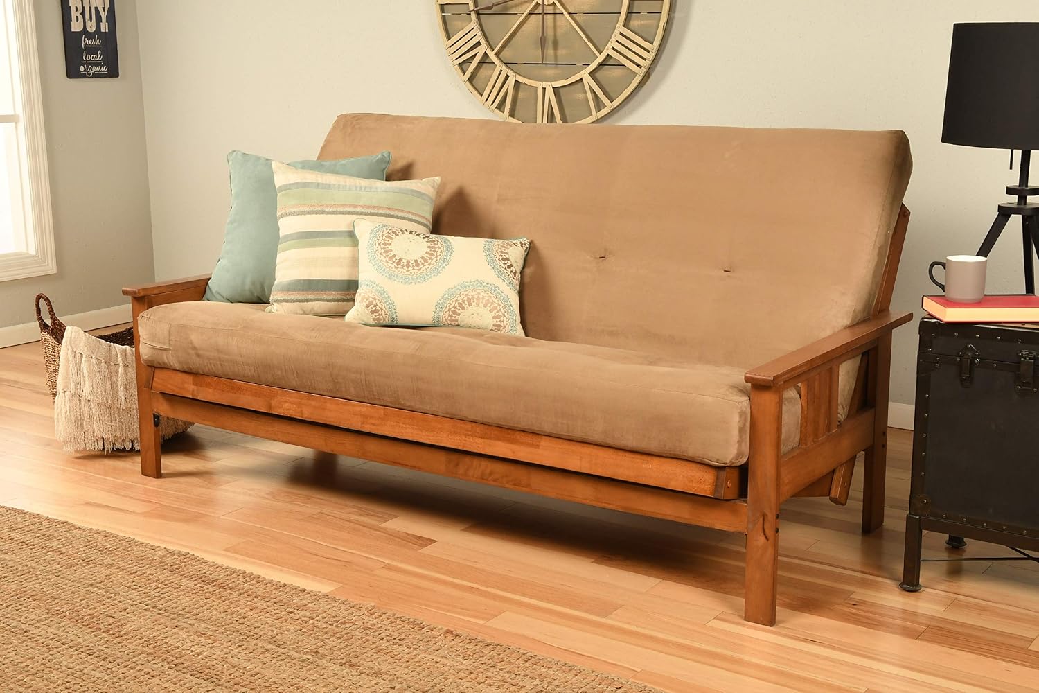 Kodiak Futons Monterey Futon Frame, No Drawers, Barbados