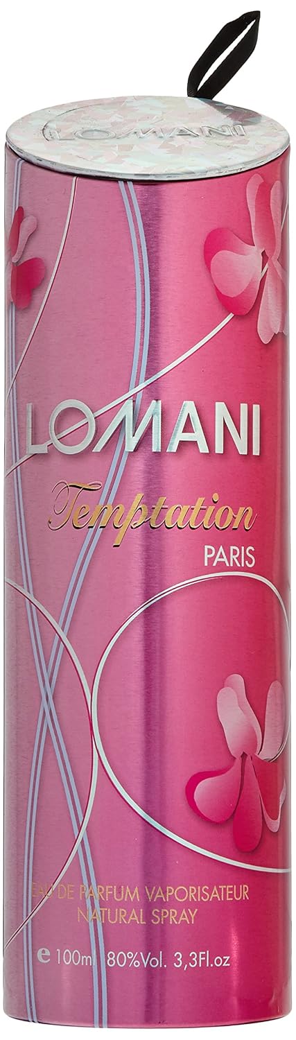 Lomani Eau de Parfum Spray for Women, Temptation, 3.3 Ounce