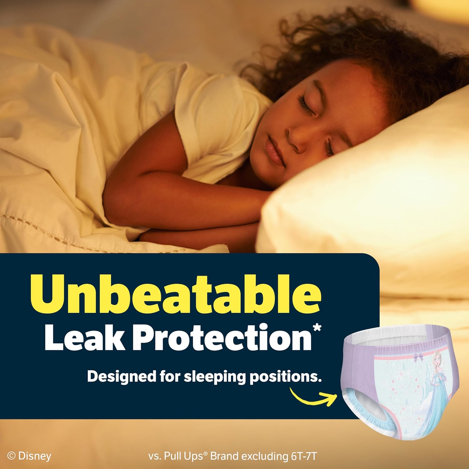 Goodnites Girls' Nighttime Bedwetting Underwear, Size S/M (43-68 lbs), 14 Ct, Packaging May Vary