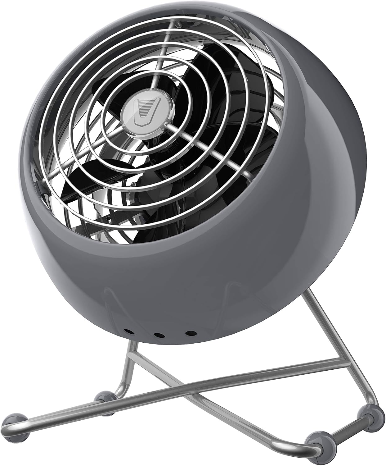 Vornado VFAN™ Mini Modern Personal Desk Fan with 2-Speed Control, Adjustable Tilt, Quiet Metal Air Circulator for Office, Bedroom, Dorm