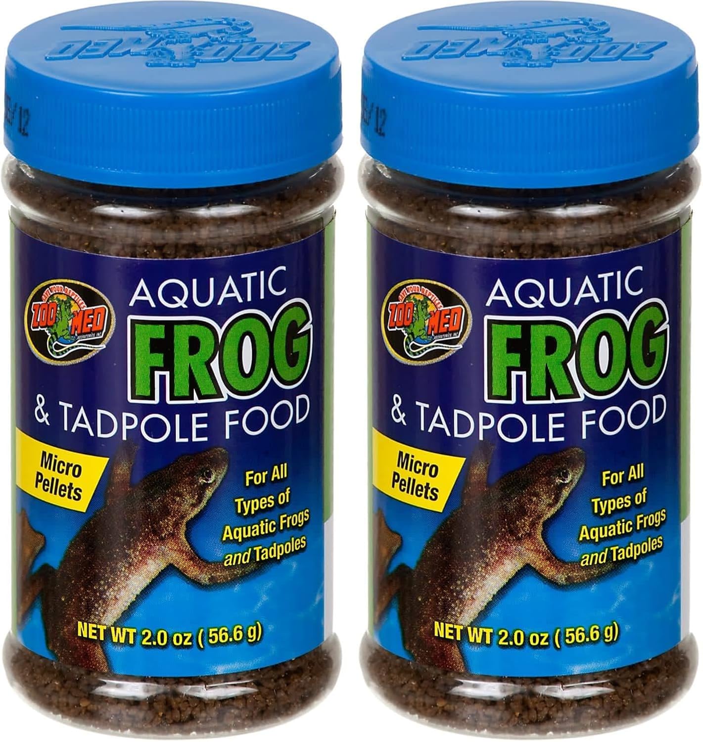 Zoo Med Aquatic Frog and Tadpole Food, 12 Ounces Each, Made in The USA (12 Ounces)