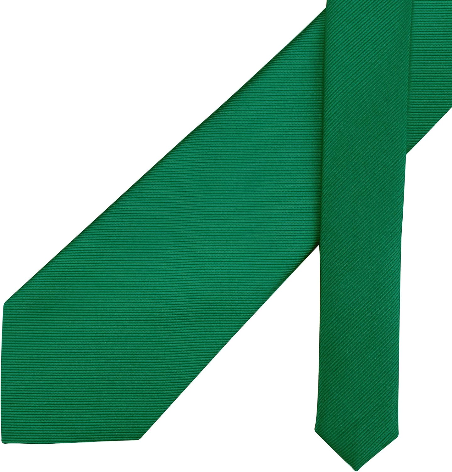 GUSLESON Classic New 3.15"（8cm） Men's Solid Color Necktie Wedding Business Tie + Gift Box