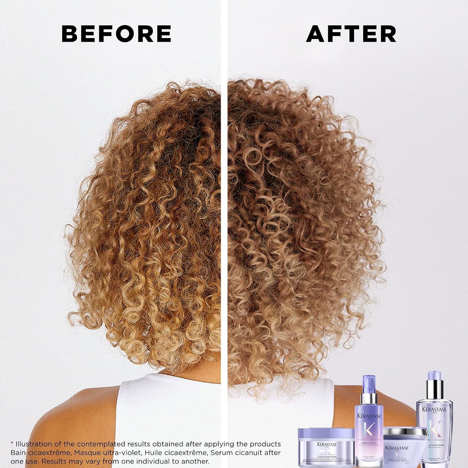KERASTASE Blond Absolu Cicaplasme Serum - Hydrating Leave In Serum For Color Treated Hair, Heat Protects Up To 450°F
