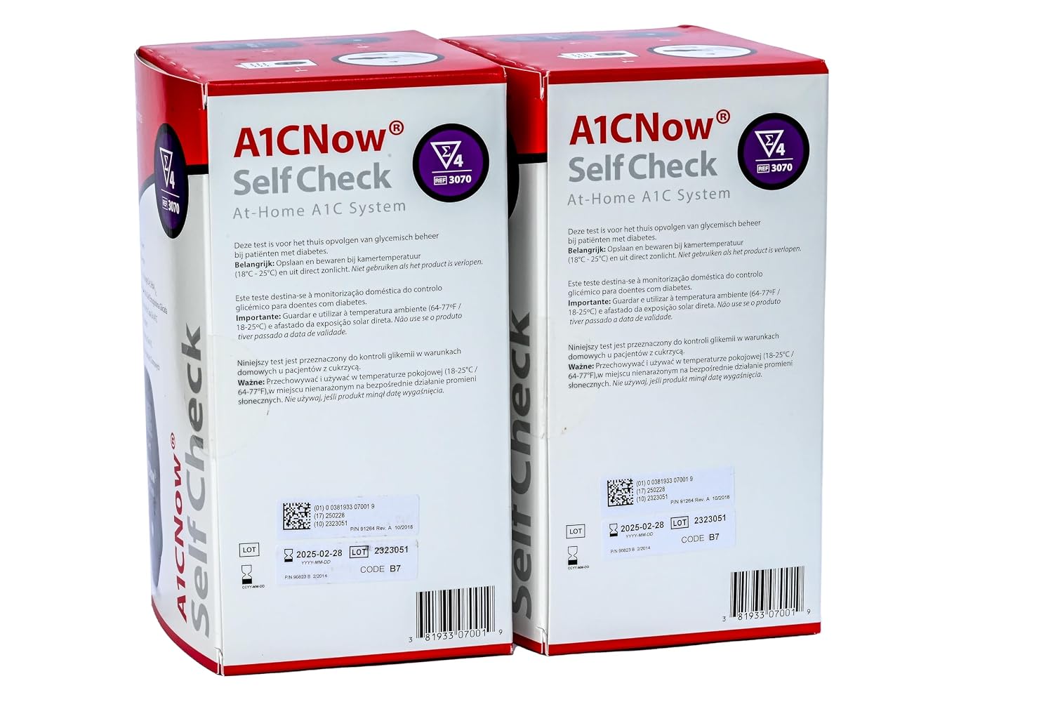 A1CNow glycated Hemoglobin - HbA1c, Hemoglobin A1C Multi-Test System 8 Tests