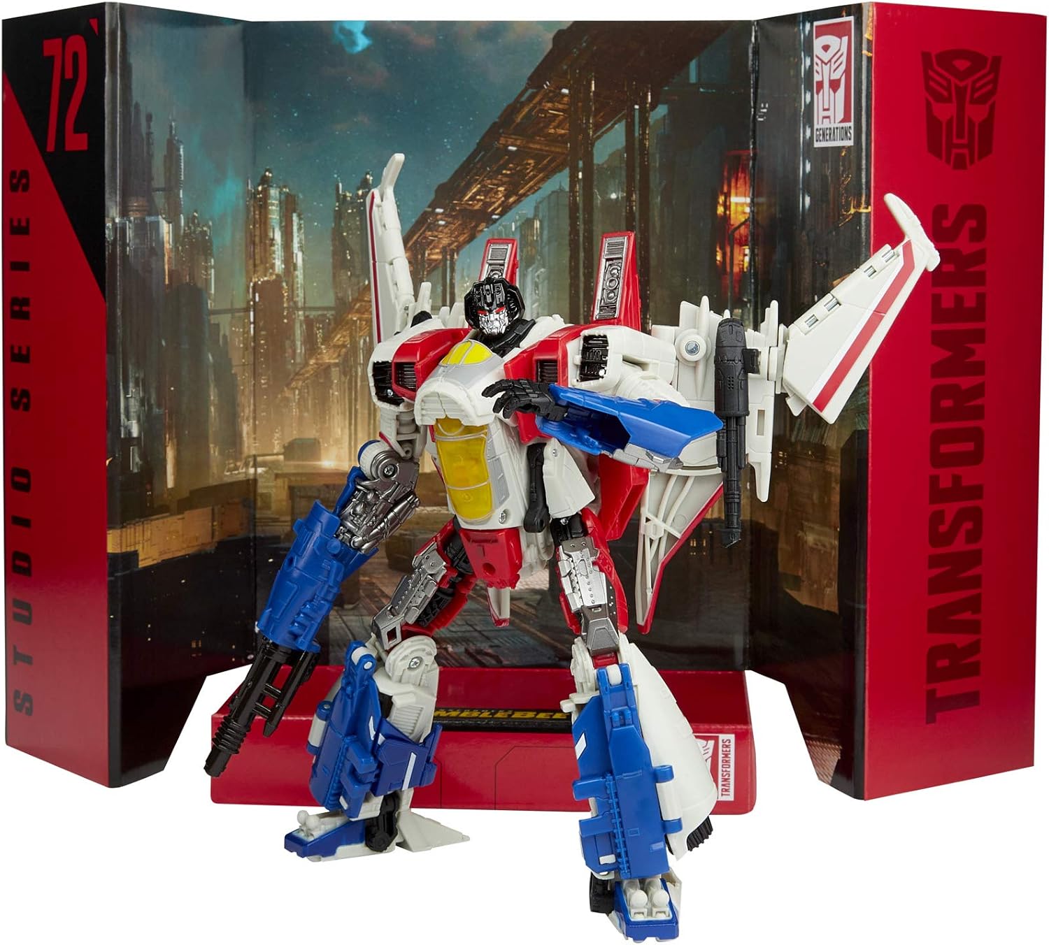 Transformers Toys Studio Series 72 Voyager Class Bumblebee Starscream Action Figure - Ages 8 and Up, 6.5-inch