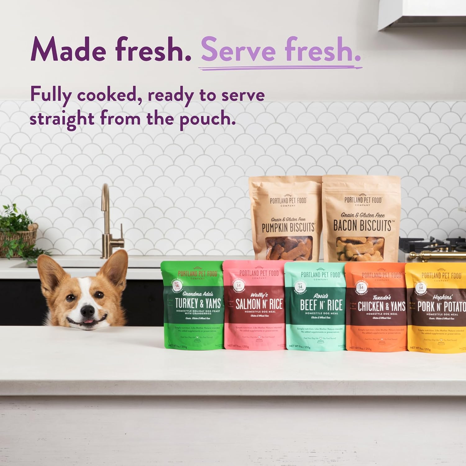 Portland Pet Food Company Fresh, Human Grade Dog Food Topper & Meal 5 Pack