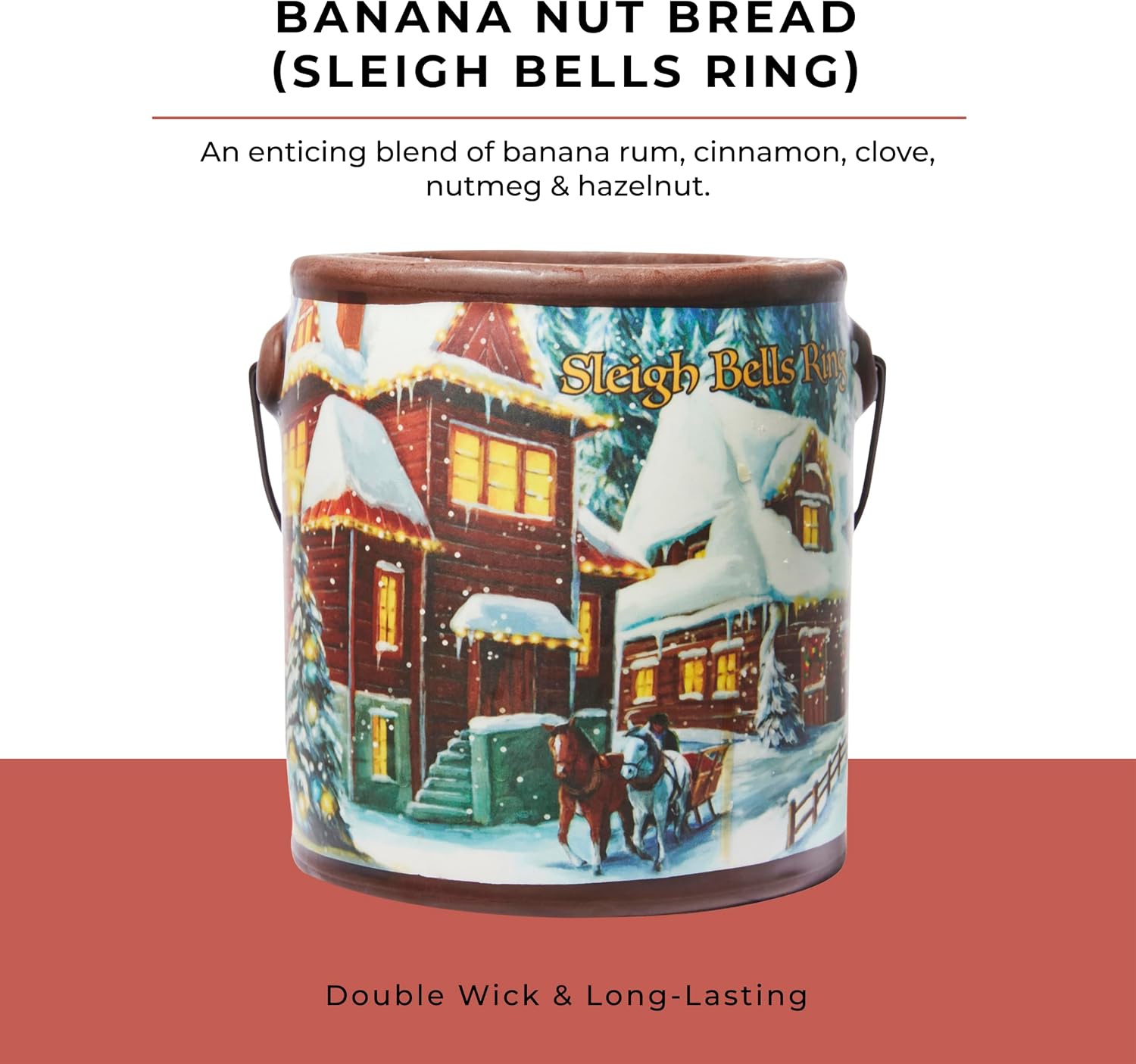 A CHEERFUL GIVER 95hr 20oz Scented Candle - Balsam Fir - Multi-Wick Glass Candle - Gifts For Men and Women